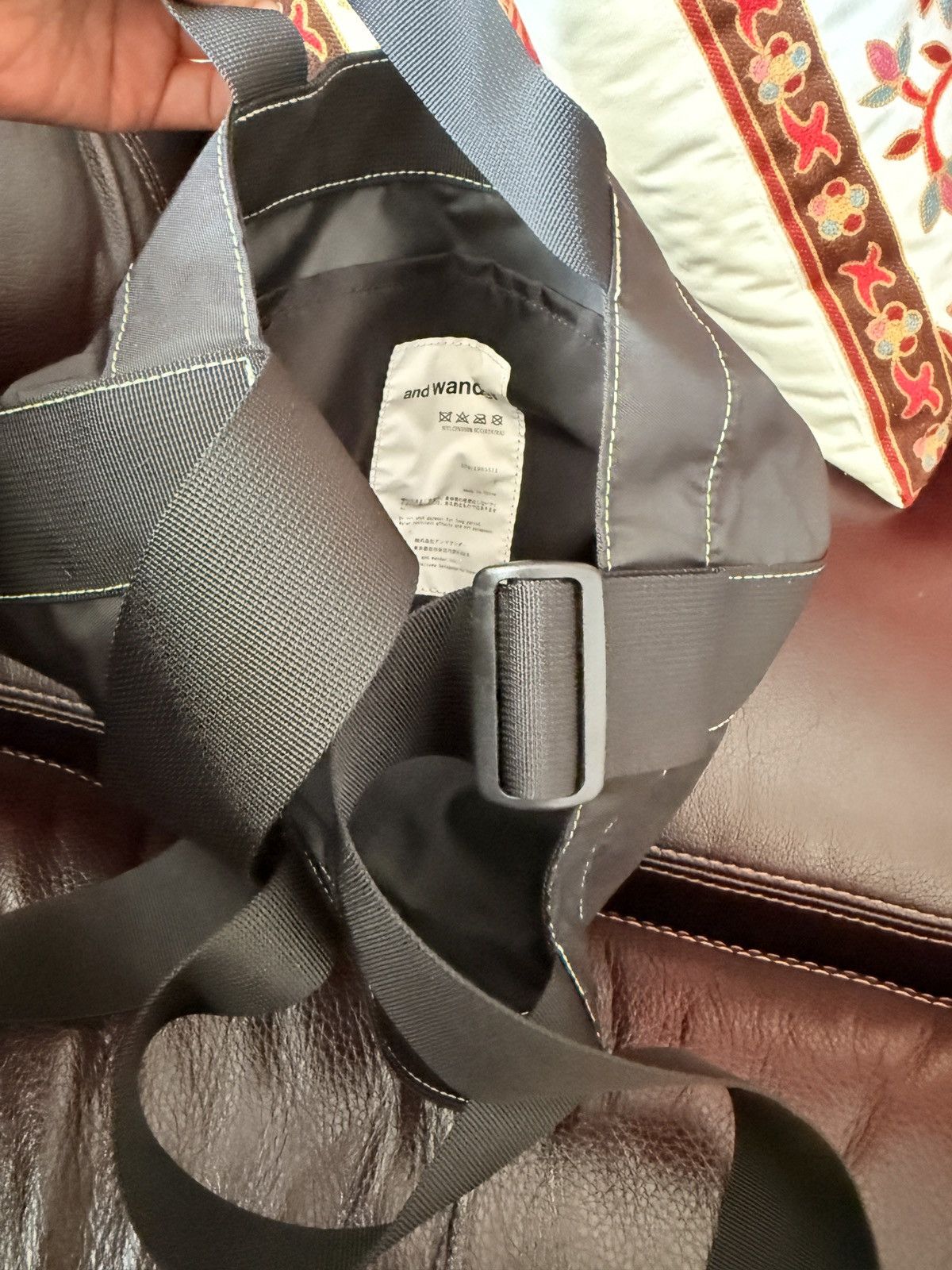 And Wander and wander tote bag, polyester, black Size ONE SIZE - 6 Thumbnail