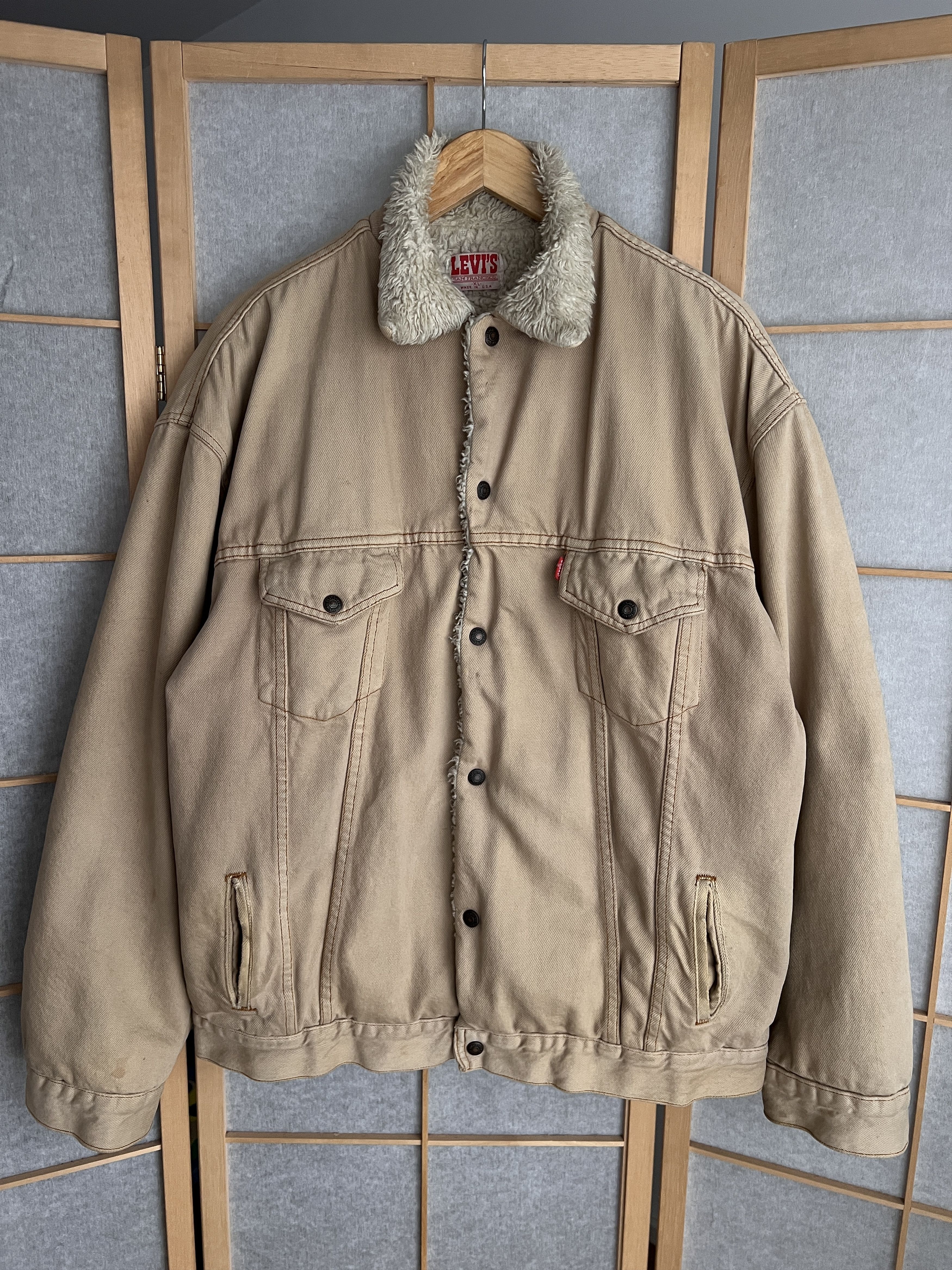 Faded VTG 80s Levis San Francisco USA denim jacket trucker