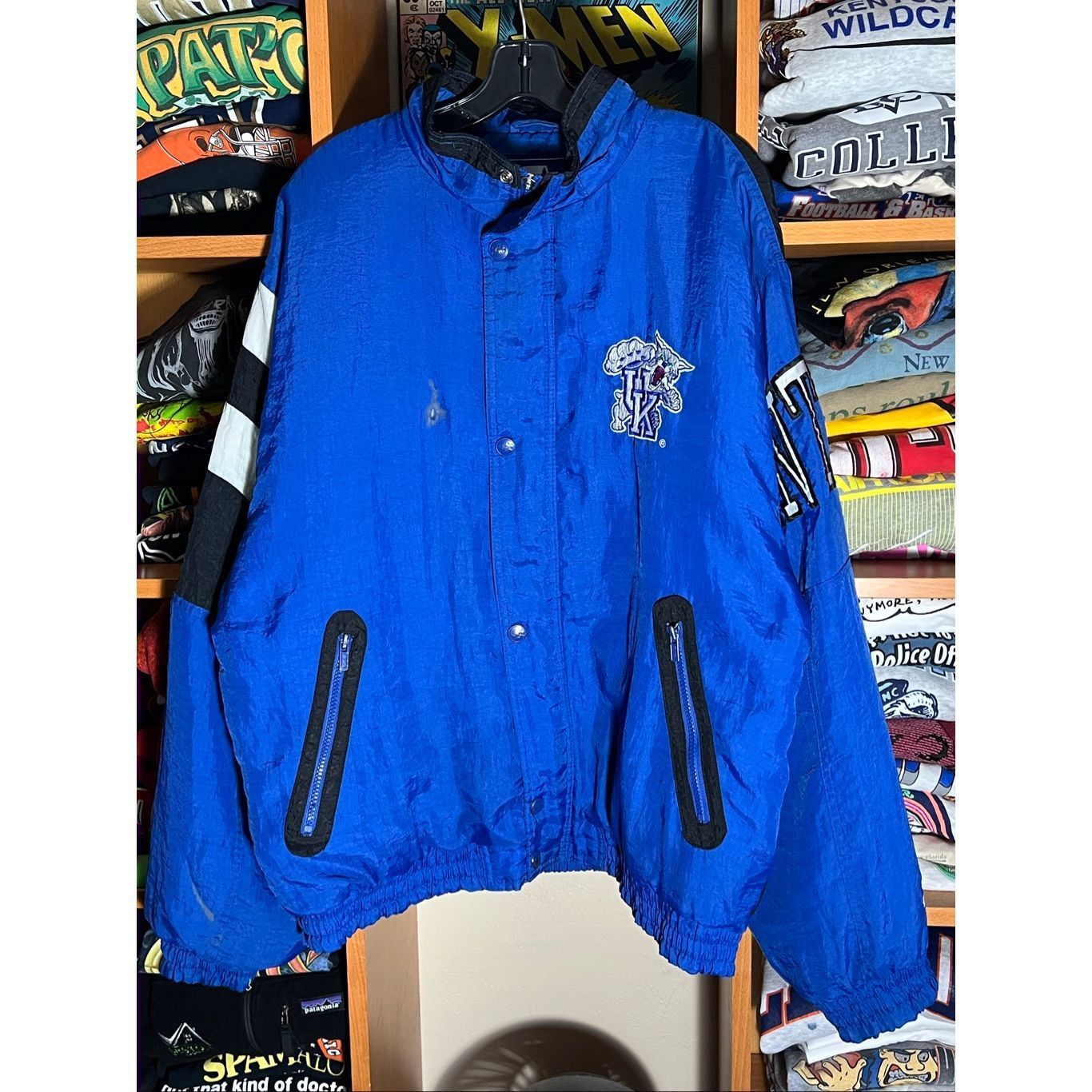 Starter Vintage 90s Starter Kentucky Wildcats Puffer Jacket Size US L / EU 52-54 / 3 - 1 Thumbnail
