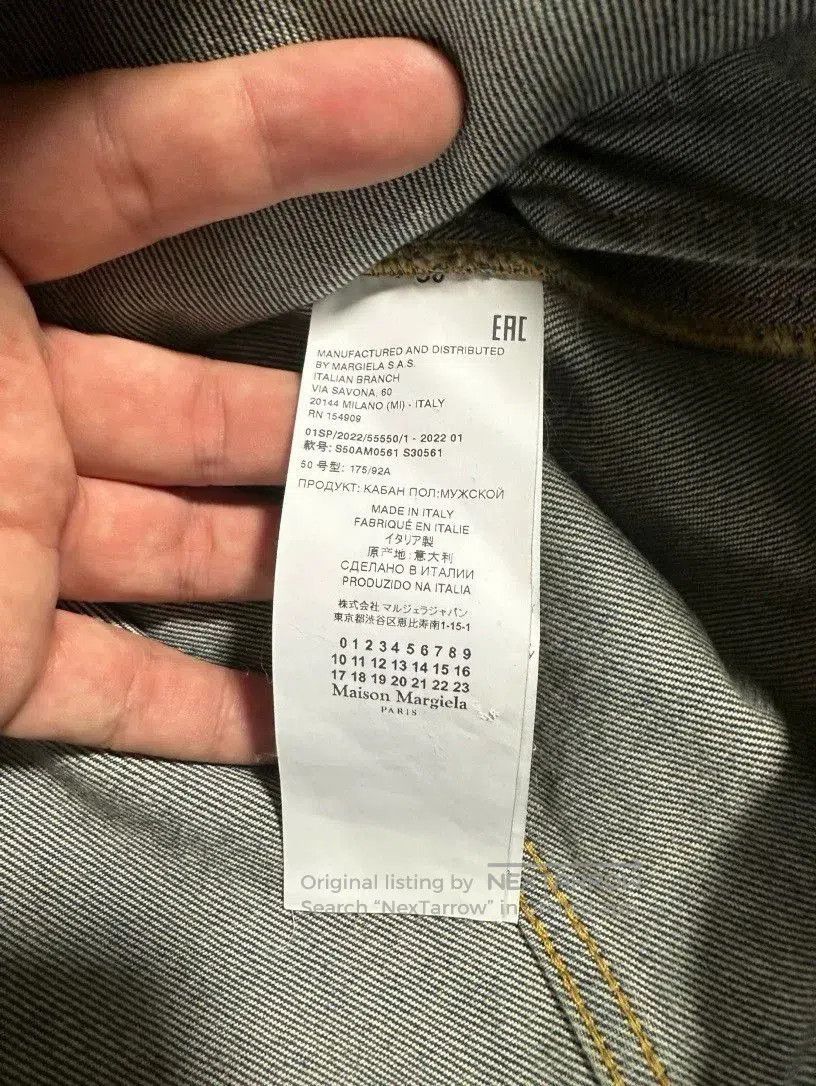 Maison Margiela maison margiela collarless denim jacket. Size US L / EU 52-54 / 3 - 4 Thumbnail