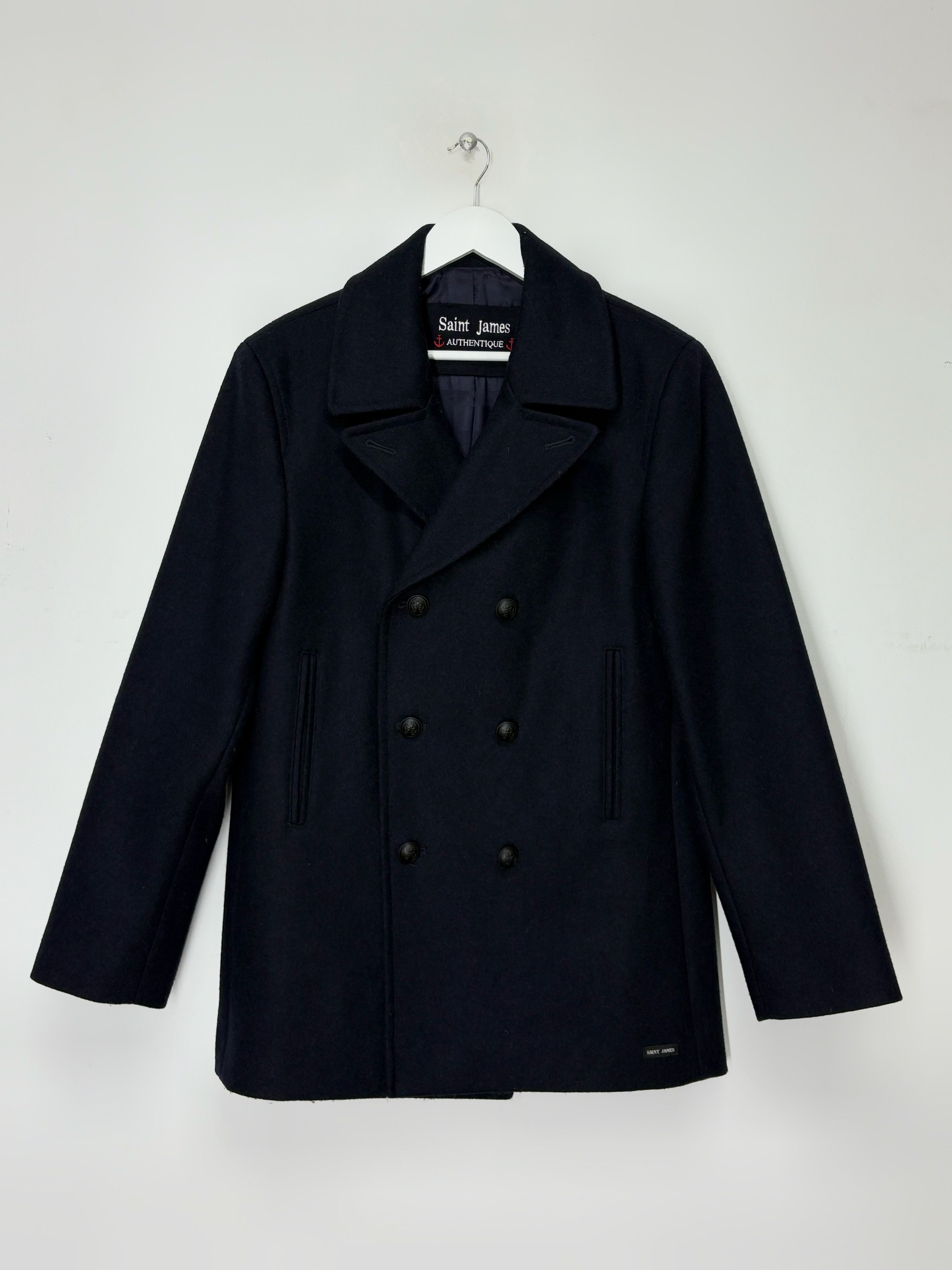 Saint James Saint James Galion Marine Officer Peacoat Double Breasted Size US S / EU 44-46 / 1 - 1 Thumbnail