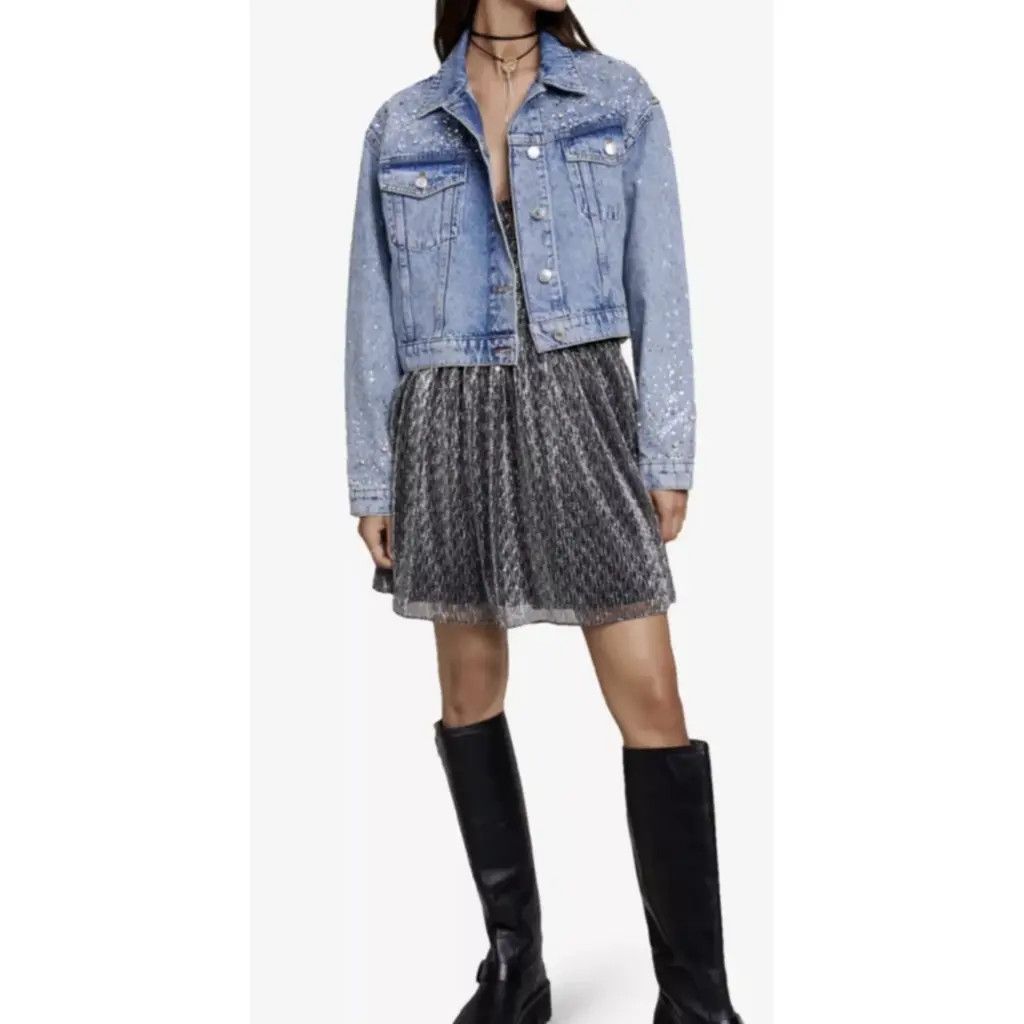 Maje New denim jacket Maje Size S / US 4 / IT 40 - 1 Thumbnail