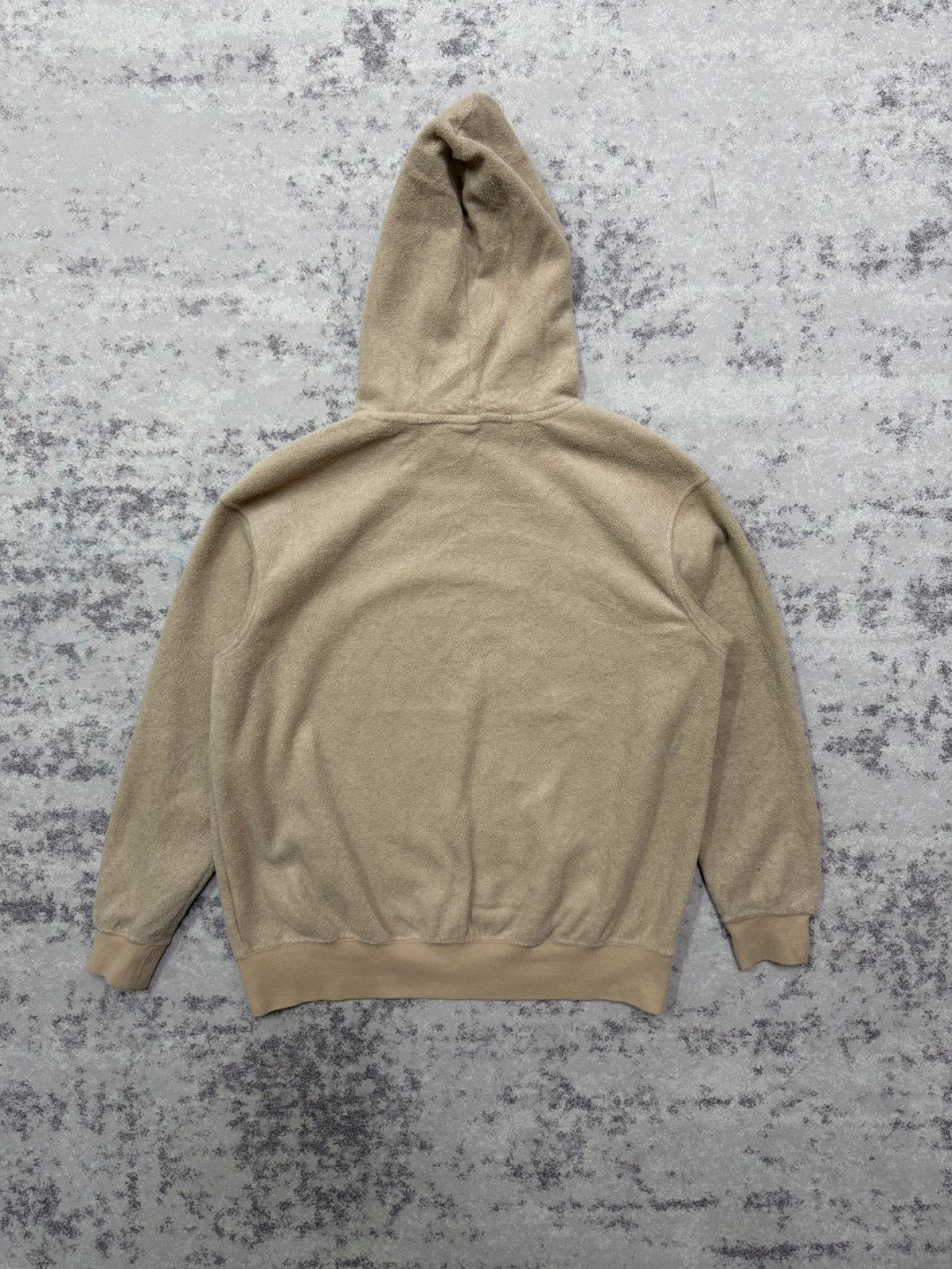 Nike Nike Swoosh Center Logo Fleece Pullover Sweater Hoodie Beige Size US M / EU 48-50 / 2 - 14 Thumbnail