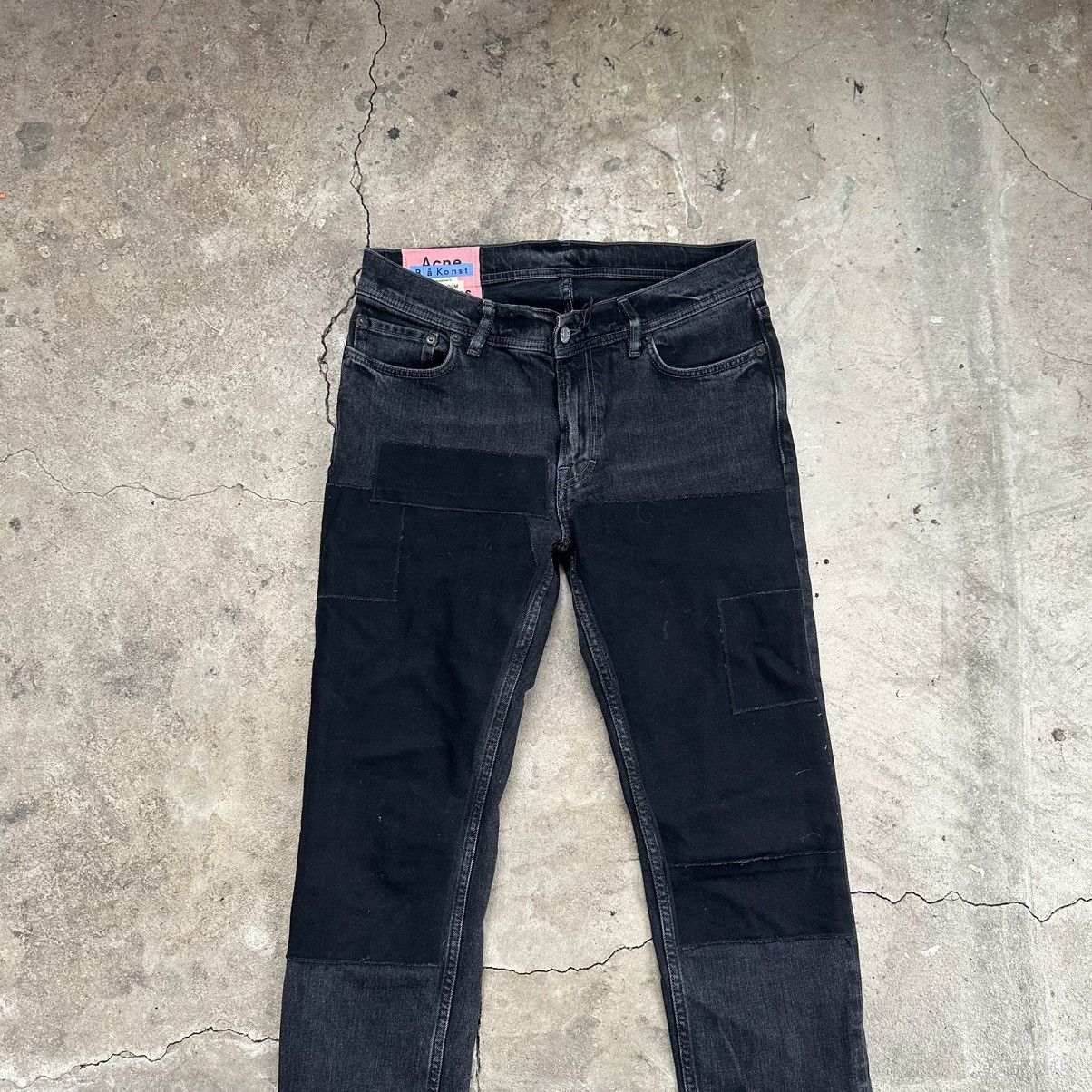 Acne Studios Acne Studios River Black Patch Denim Jeans Size US 31 - 5 Thumbnail