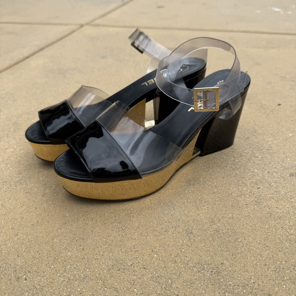 Chanel Chanel Platform Sandals Size US 7.5 / IT 37.5 - 2 Thumbnail
