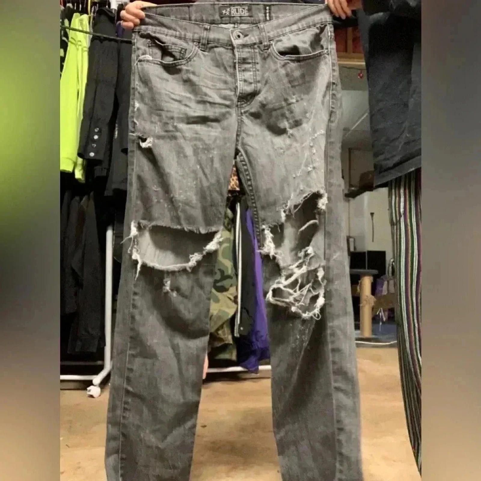 Rude Men’s rude jeans 32 x 30 Size US 32 / EU 48 - 1 Thumbnail