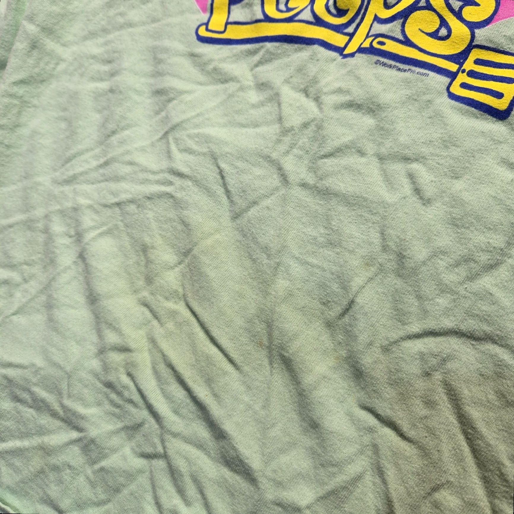 Vintage We Cook For Our Peeps Easter Cafeteria Lunch Lady Shirt Adult Large Green Womens T-Shirt Size L / US 10 / IT 46 - 3 Thumbnail