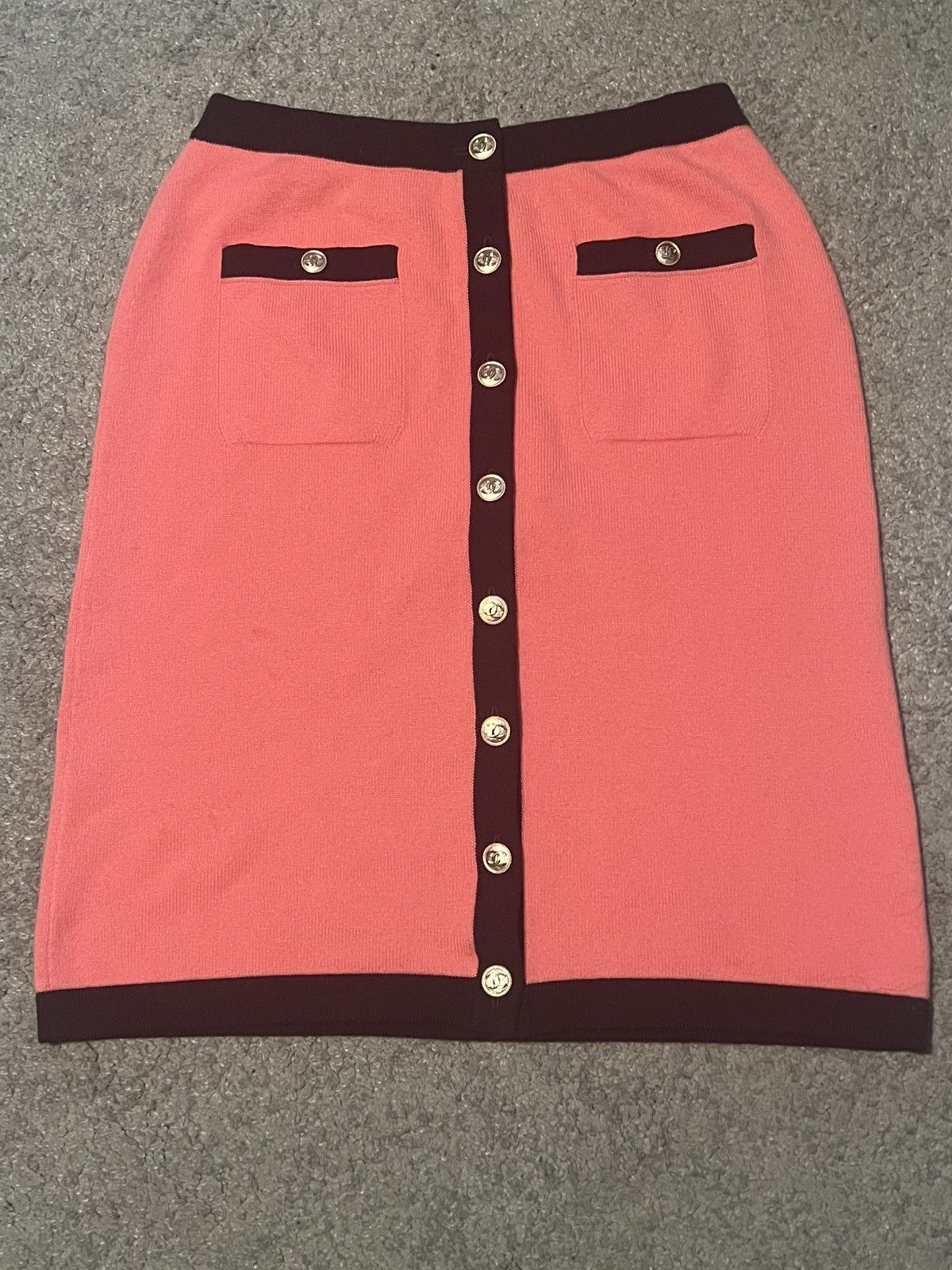 Chanel Chanel Skirt Pink Size 30" / US 8 / IT 44 - 1 Thumbnail