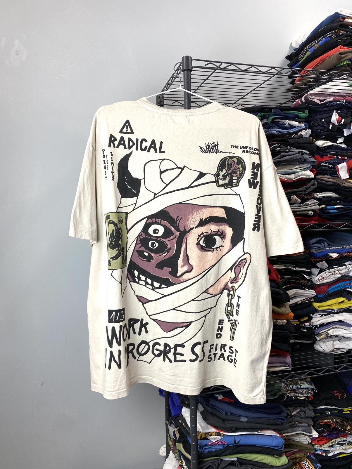 Band Tees × Japanese Brand Vintage Apocalypse Abstract Print Art TShirt Psychedelic LSD Size US L / EU 52-54 / 3 - 1 Thumbnail