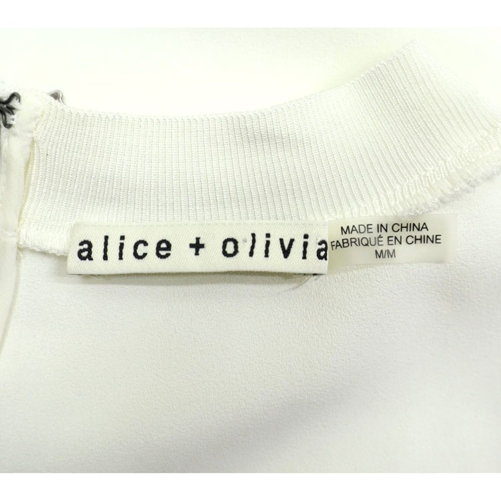 Alice + Olivia Alice & Olivia Women's Catalina Tee Shirt Dress White Sz M Size M / US 6-8 / IT 42-44 - 5 Thumbnail