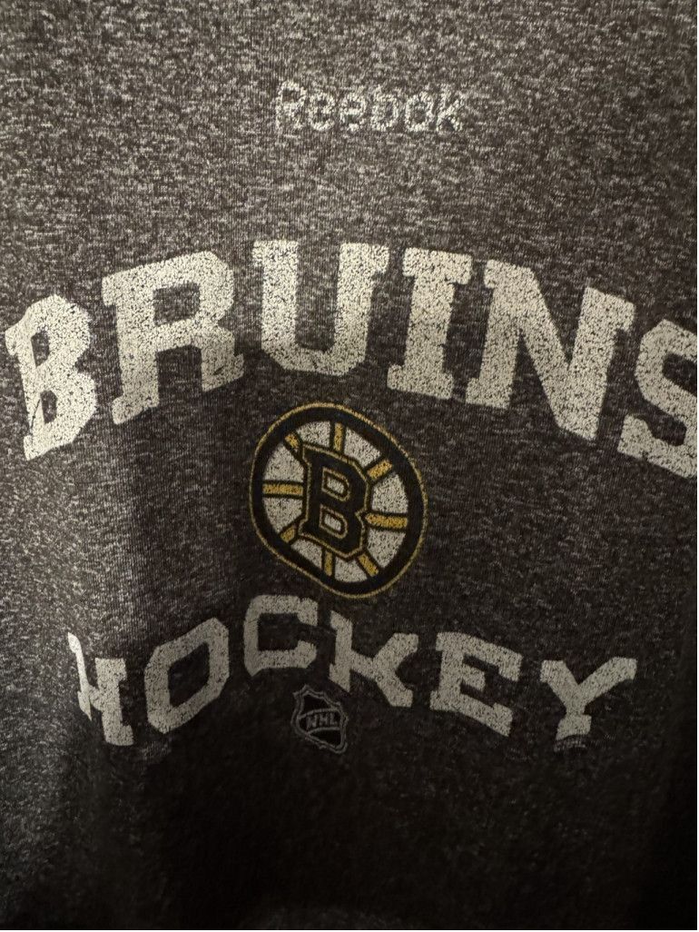 Reebok Boston Bruins Vintage Reebok Gray T-Shirt Men's Sz L (?) Size US XL / EU 56 / 4 - 4 Thumbnail