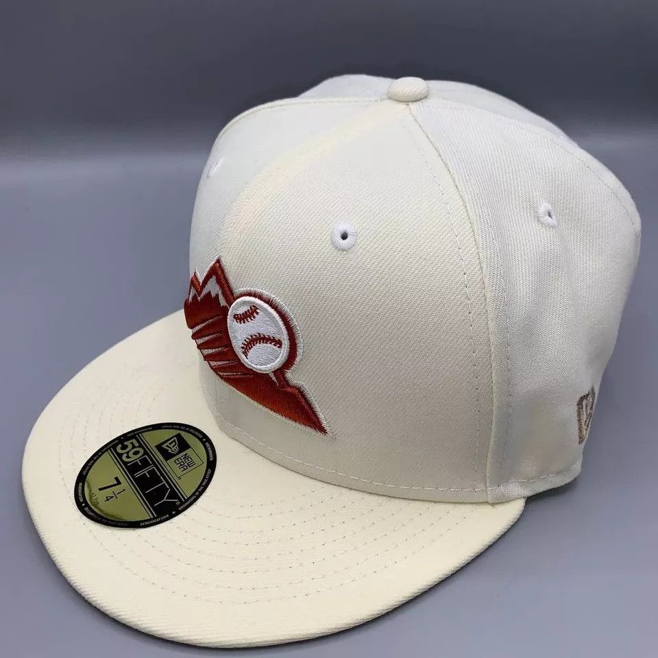New Era Colorado Rockies Hat Men 7 1/4 59Fifty New Era Fitted Cap Size ONE SIZE - 3 Thumbnail