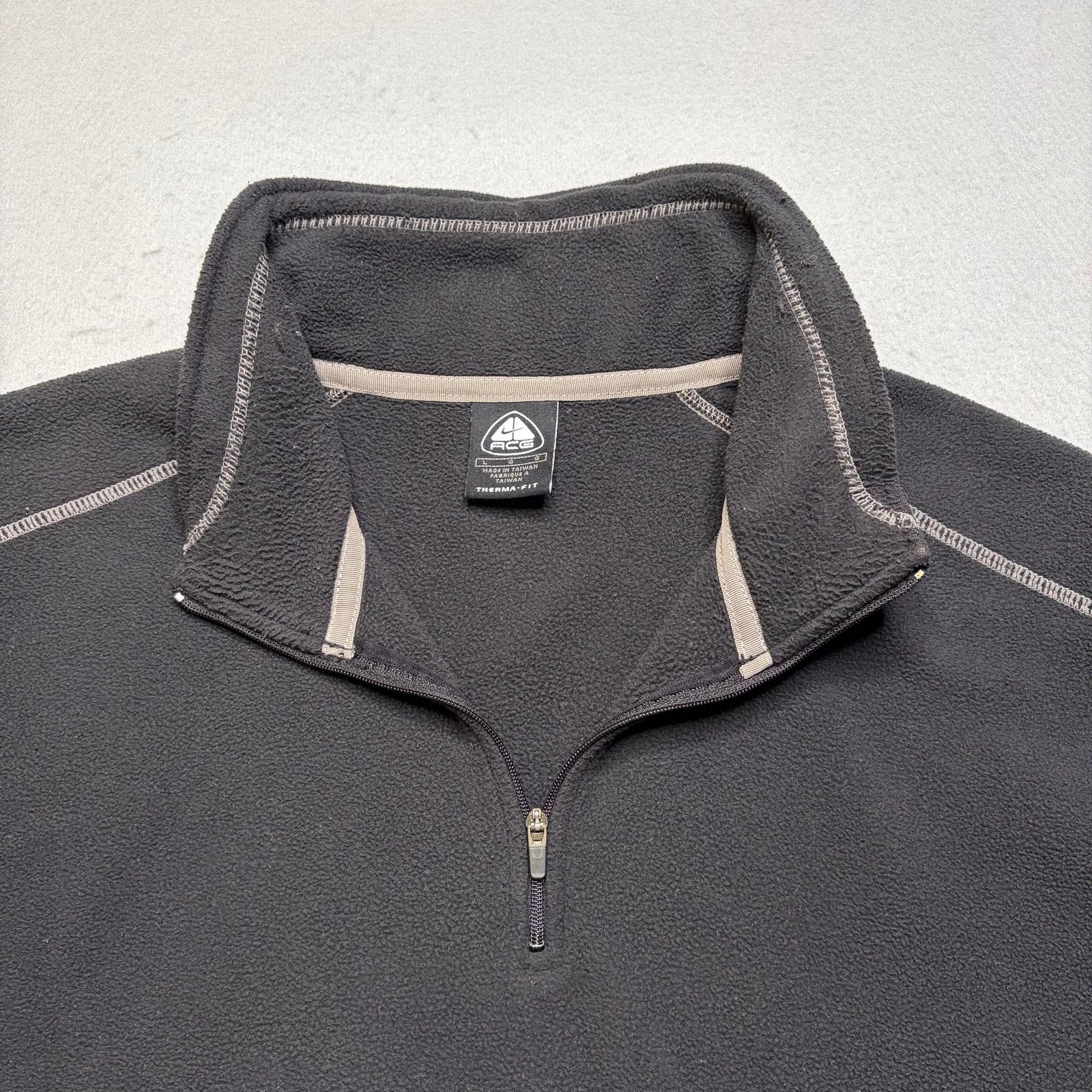 Nike ACG Vintage Nike ACG Therma Fit Fleece Pullover Men’s Large Y2K Size US L / EU 52-54 / 3 - 2 Thumbnail
