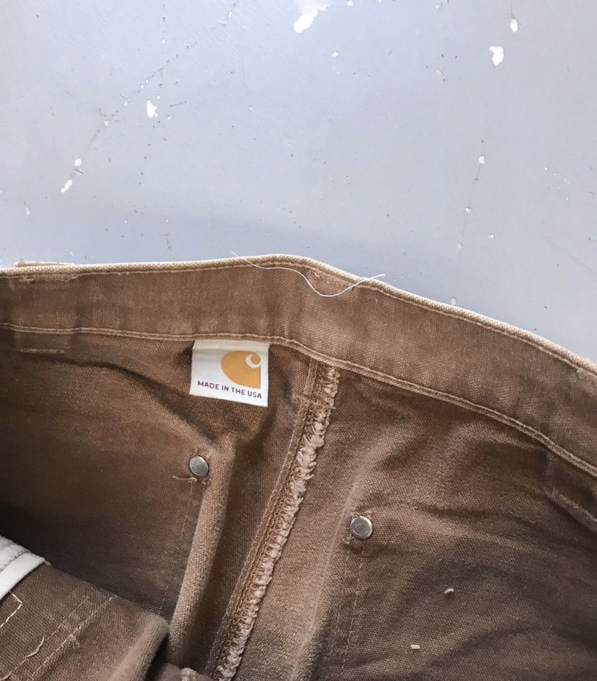Carhartt 90s Vintage carhartt faded double knee workwear Size US 34 / EU 50 - 6 Thumbnail