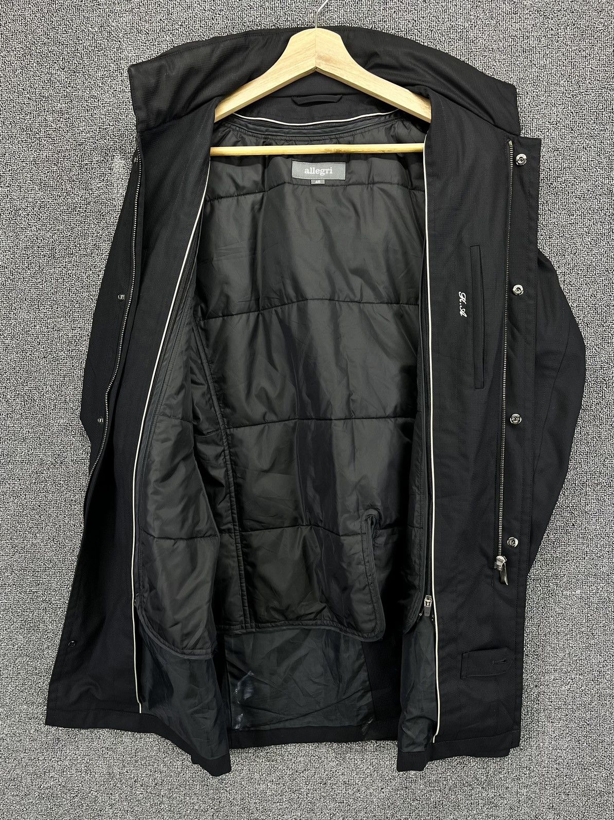 Allegri Vintage Allegri Thinsulate Black Rare Zip Up Long Jacket Size US M / EU 48-50 / 2 - 6 Thumbnail