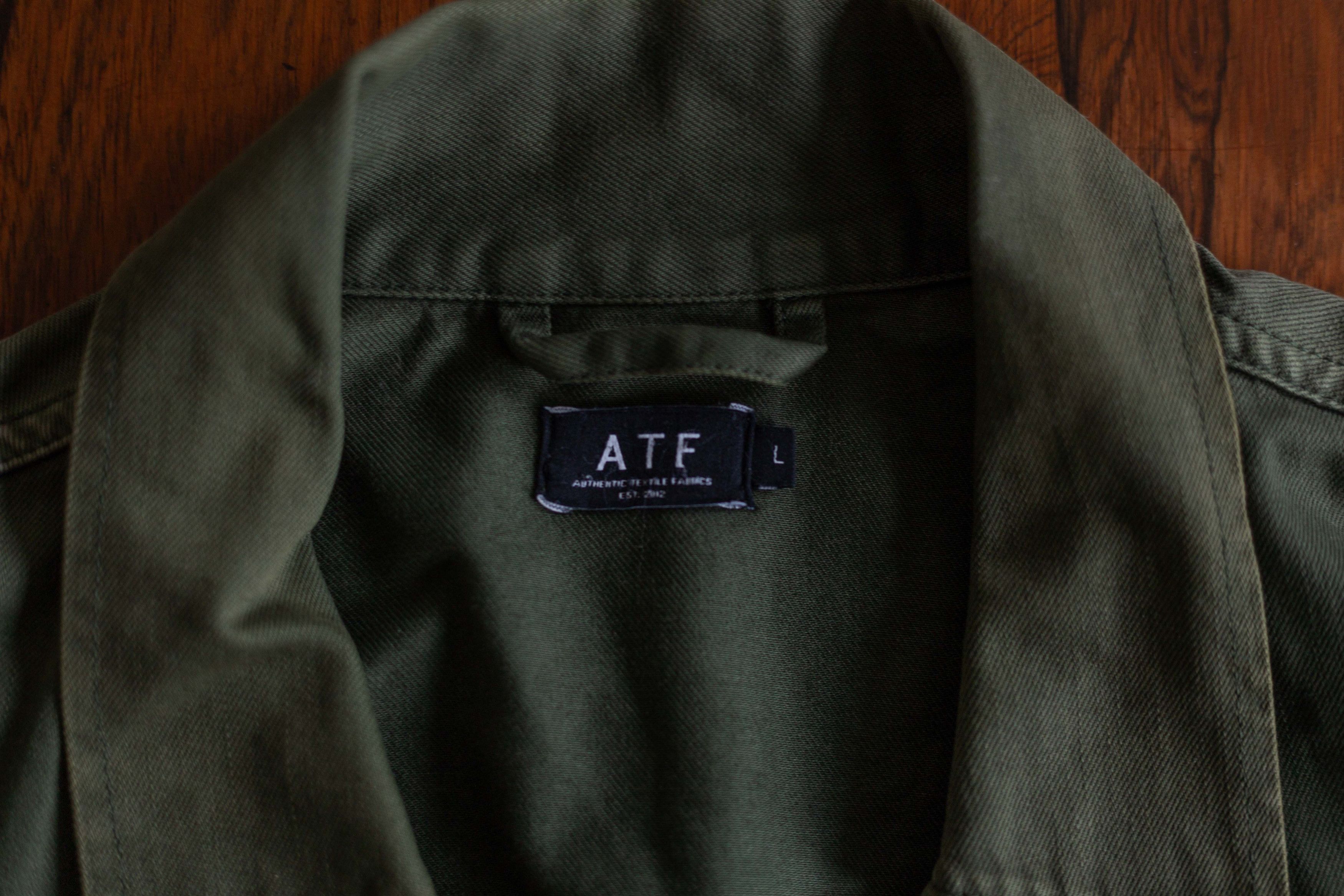 Other ATF Authentic Textile Fabrics Olive Trucker Jacket Size US L / EU 52-54 / 3 - 3 Thumbnail
