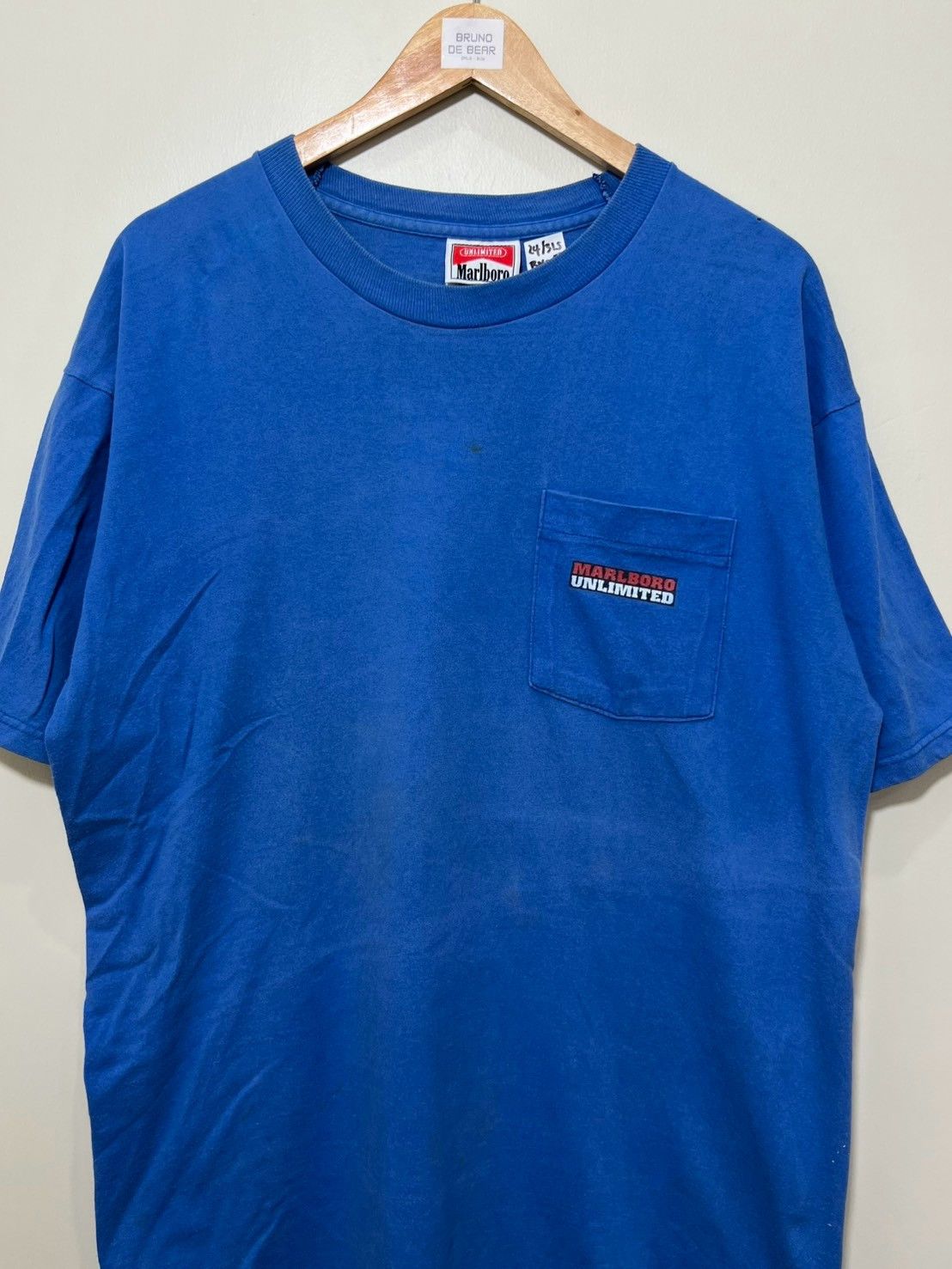 Marlboro × Marlboro Unlimited × Vintage Vintage 90's Marlboro Unlimited Shirt pocket bnz01 Size US XL / EU 56 / 4 - 5 Thumbnail