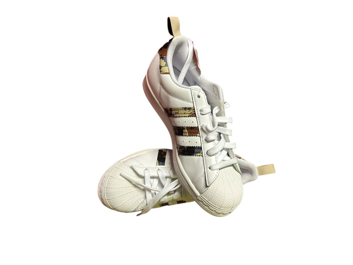 Adidas adidas Superstar "White Savanna Camo size 6.5 Size US 6.5 / EU 39-40 - 6 Thumbnail