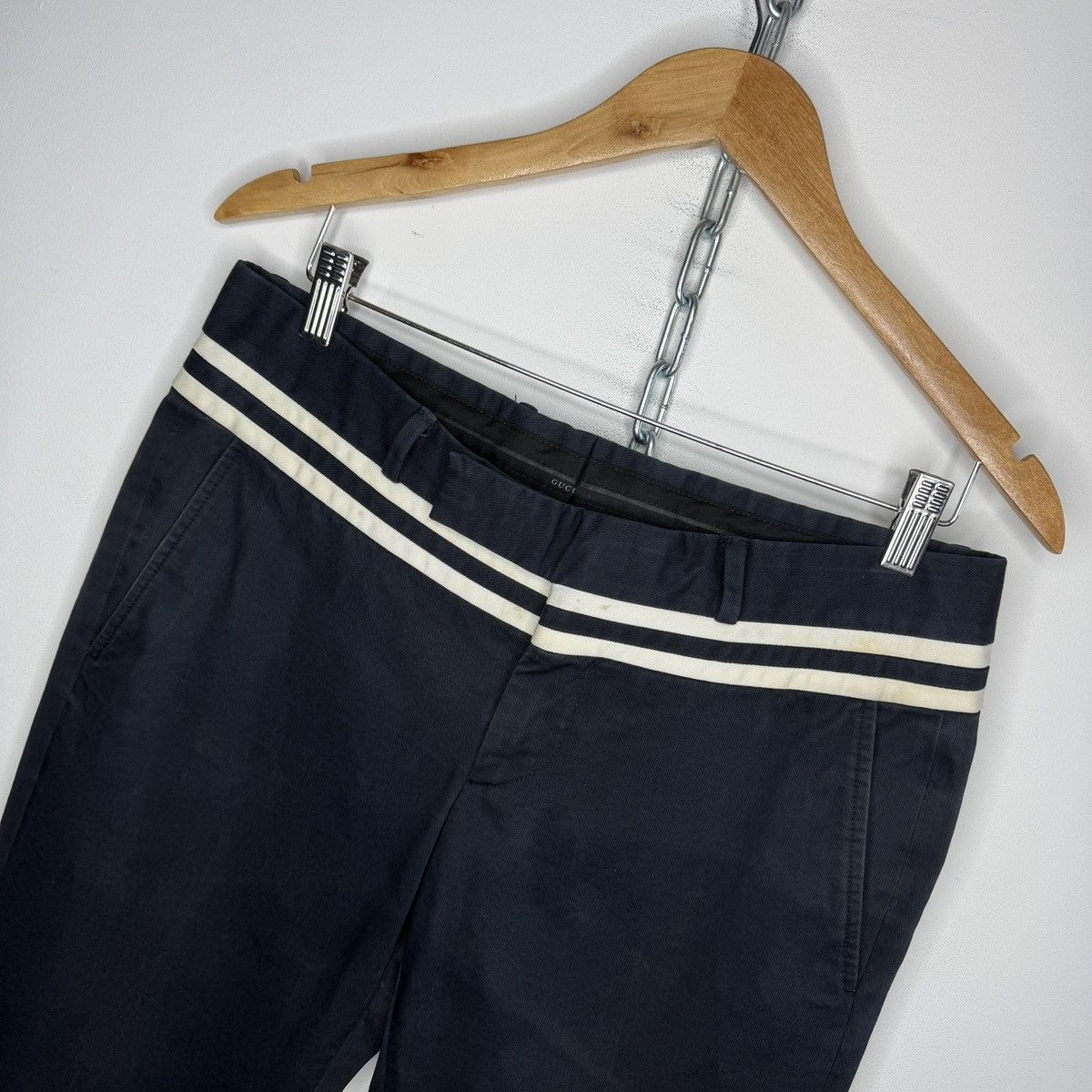Gucci Gucci Casual Pants Cotton Navy Trousers Size US 32 / EU 48 - 4 Thumbnail