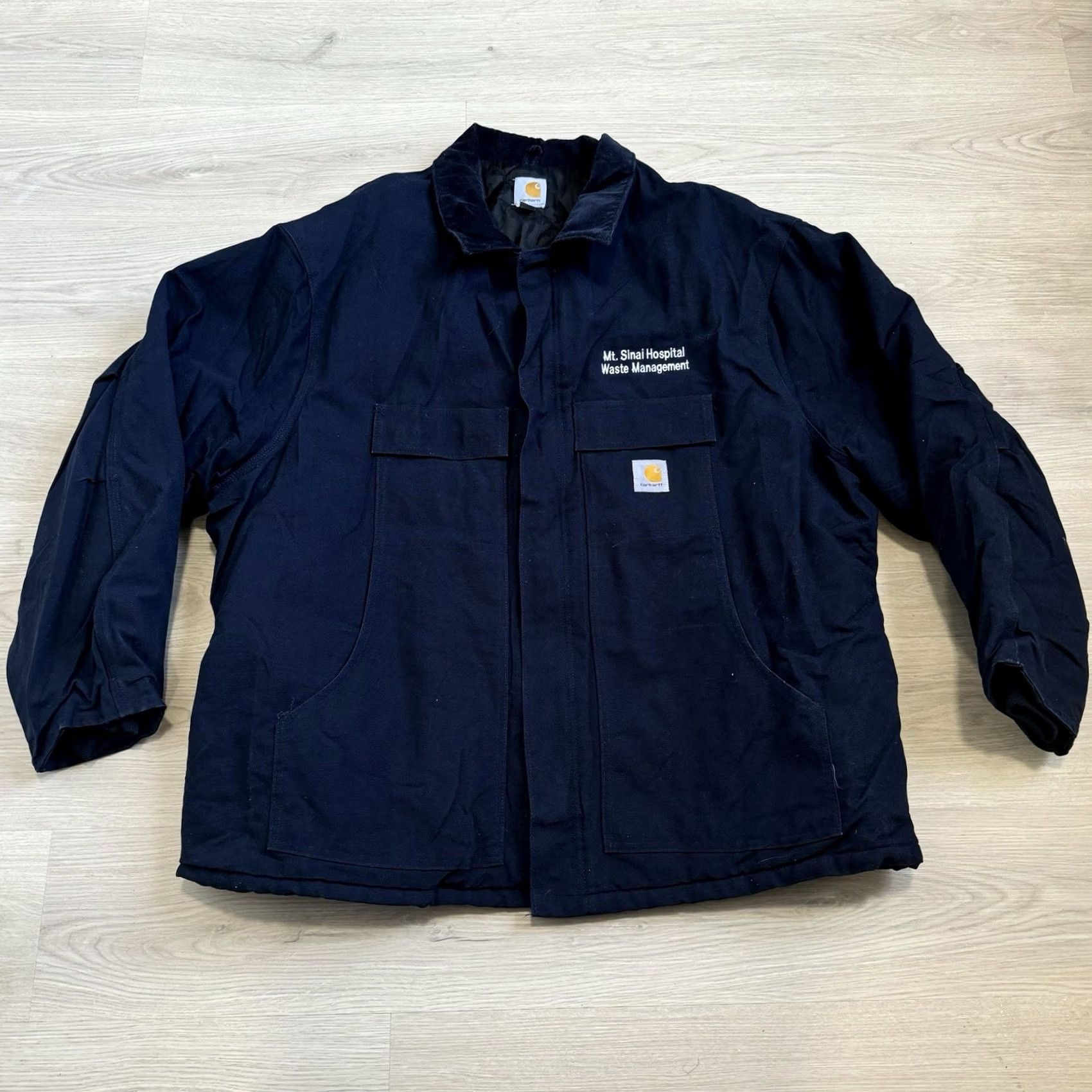Carhartt VINTAGE Carhartt Jacket Coat Workwear Bomber Quilt Lined 4XL Dark Blue C003 DNY Men’s Size 4XL Size US XXL / EU 58 / 5 - 2 Thumbnail