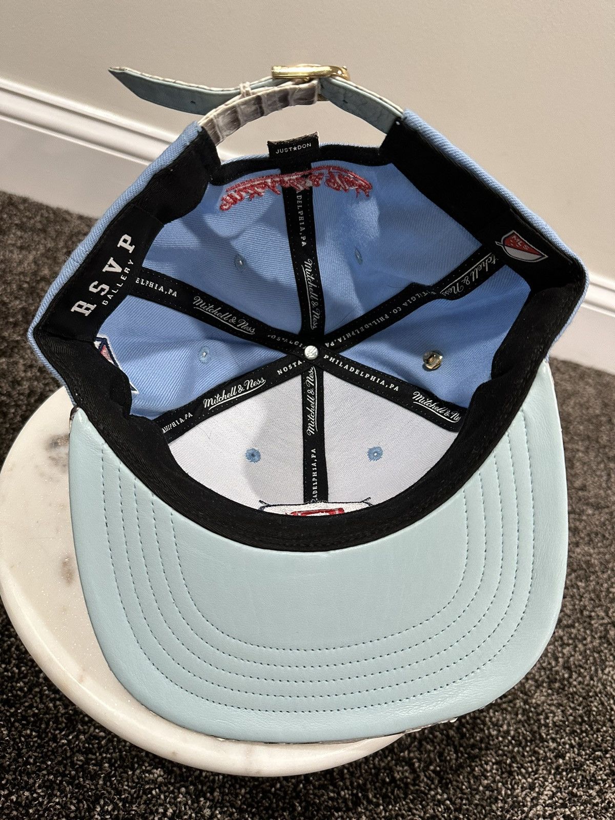 Just Don × Mitchell & Ness Just Don x Mitchell & Ness MLS Chicago Fire Snakeskin Hat Size ONE SIZE - 6 Thumbnail