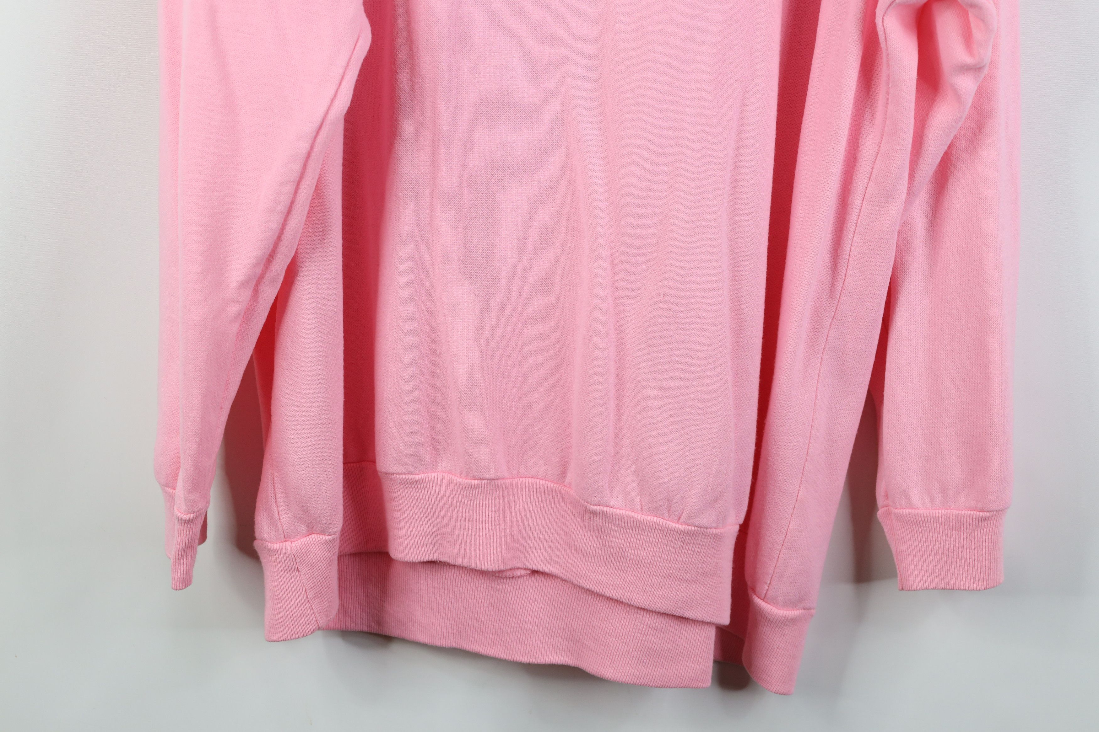 Vintage Vintage 90s Streetwear Flower Heart Collared Sweatshirt USA Size L / US 10 / IT 46 - 14 Thumbnail