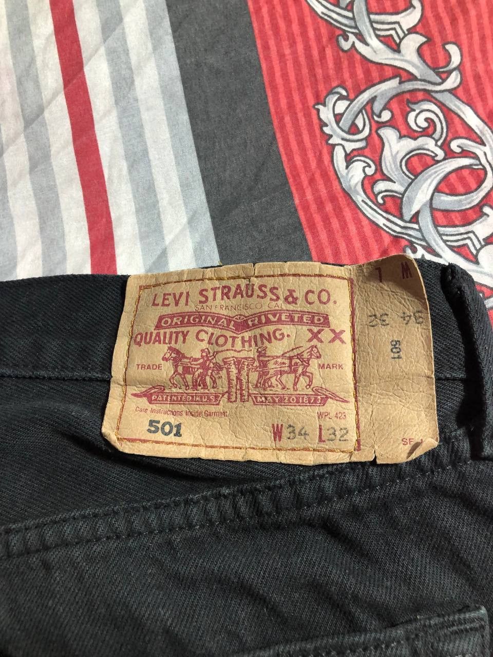 Levi's Vintage 90s Levi’s 501 Boot Cut Made in USA Size US 34 / EU 50 - 2 Thumbnail