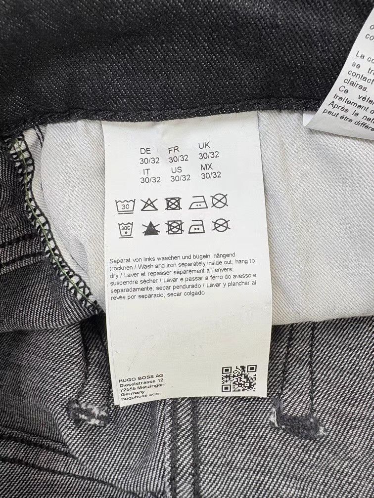 Hugo Boss HUGO BOSS Leather Patch Back Jeans Size US 32 / EU 48 - 5 Thumbnail