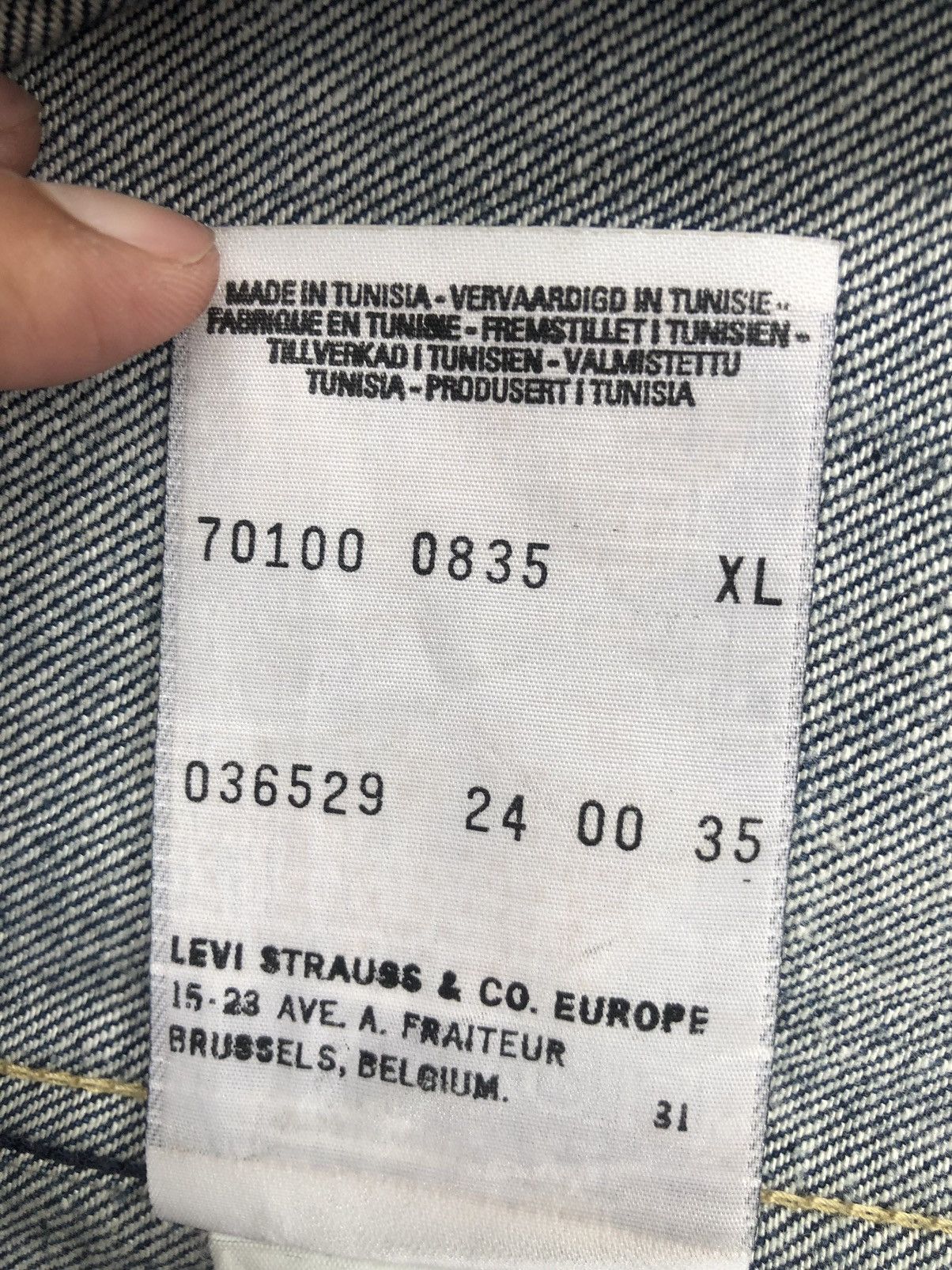 Levi's Y2k Levis Engineered Type 1 Denim Jacket Distressed Denim Size US XL / EU 56 / 4 - 17 Thumbnail