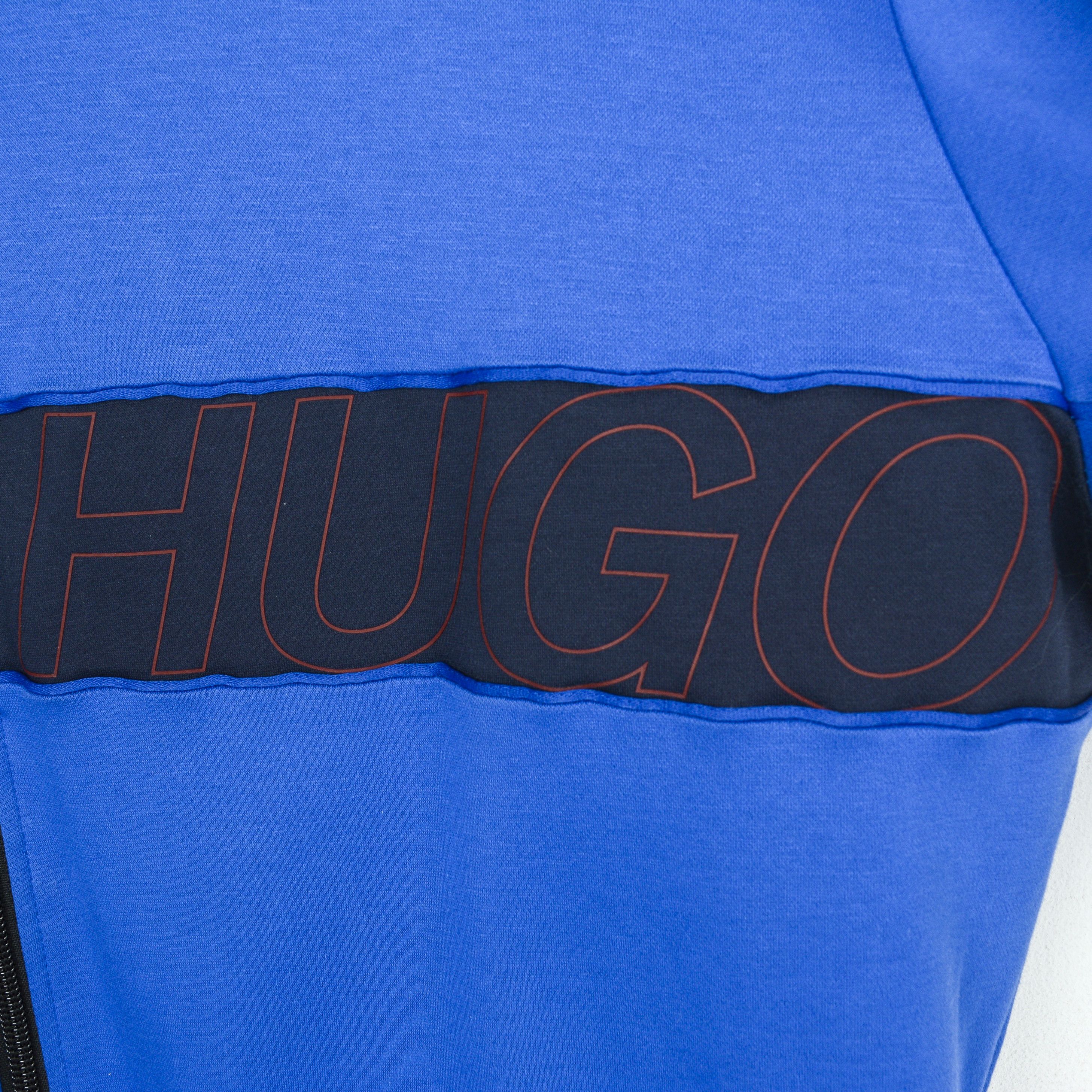 Hugo Red Label Men Hoodie Zip Up Jumper Logo Sweatshirt Cardigan Size US M / EU 48-50 / 2 - 3 Thumbnail