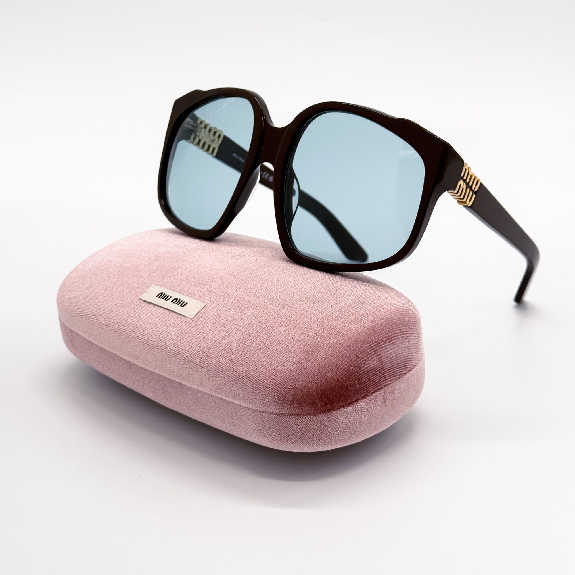 Miu Miu NEW MIU MIU SUNGLASSES MUA07S 24D20R BROWN MU A07S, SMU A07 Size ONE SIZE - 1 Thumbnail