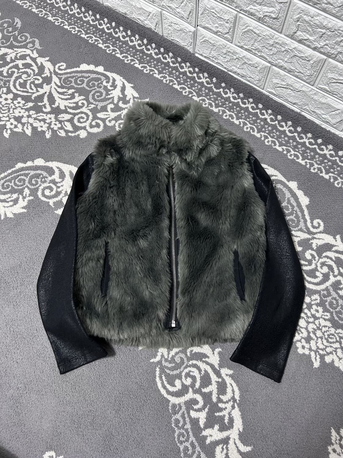 DKNY DKNY Vintage Shearling Leather Jacket Size US M / EU 48-50 / 2 - 1 Thumbnail