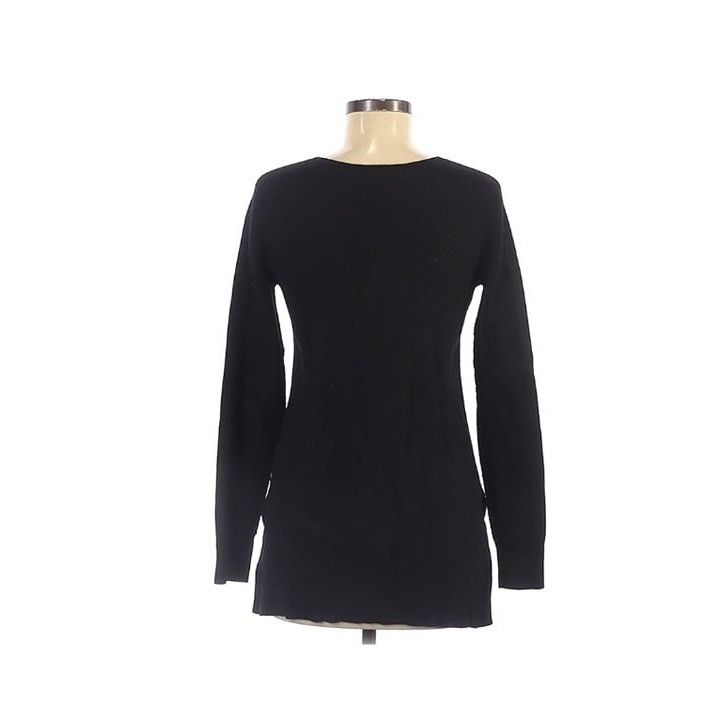 Athleta Athleta Merino Wool Sweater Oversized Waffle Knit Scoop Spli Size XS / US 0-2 / IT 36-38 - 2 Thumbnail