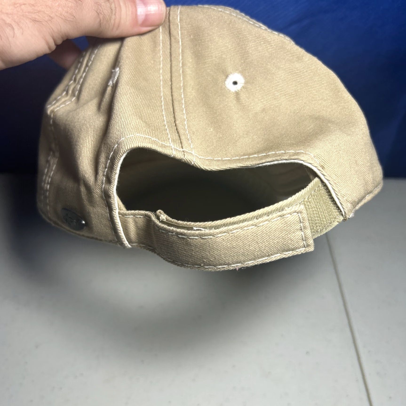 Vintage VINTAGE Greg Norman Hat Cap Khaki Adjustable Strap Baseball Cap Mens Cotton Khaki Logo Recreational Golf Size ONE SIZE - 4 Thumbnail