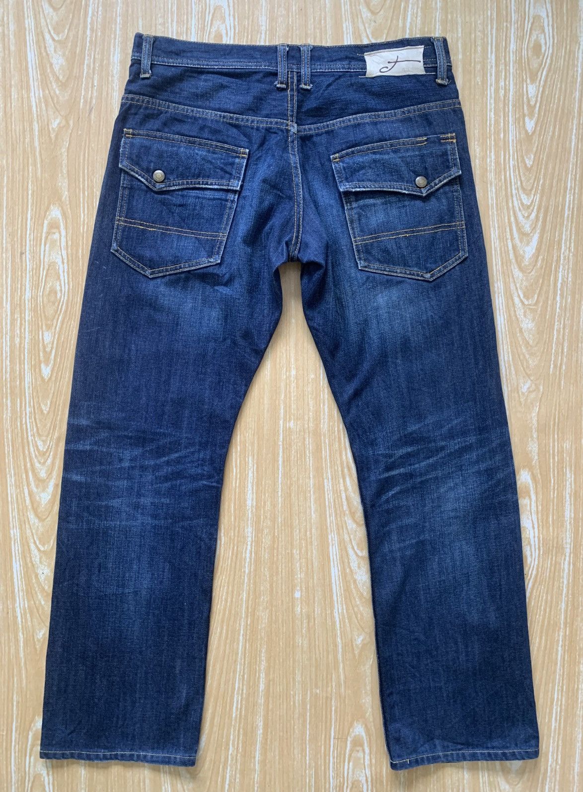 Issey Miyake × Tete Homme Rare..Tete Homme Denim Jeans Pants Size US 32 / EU 48 - 6 Thumbnail