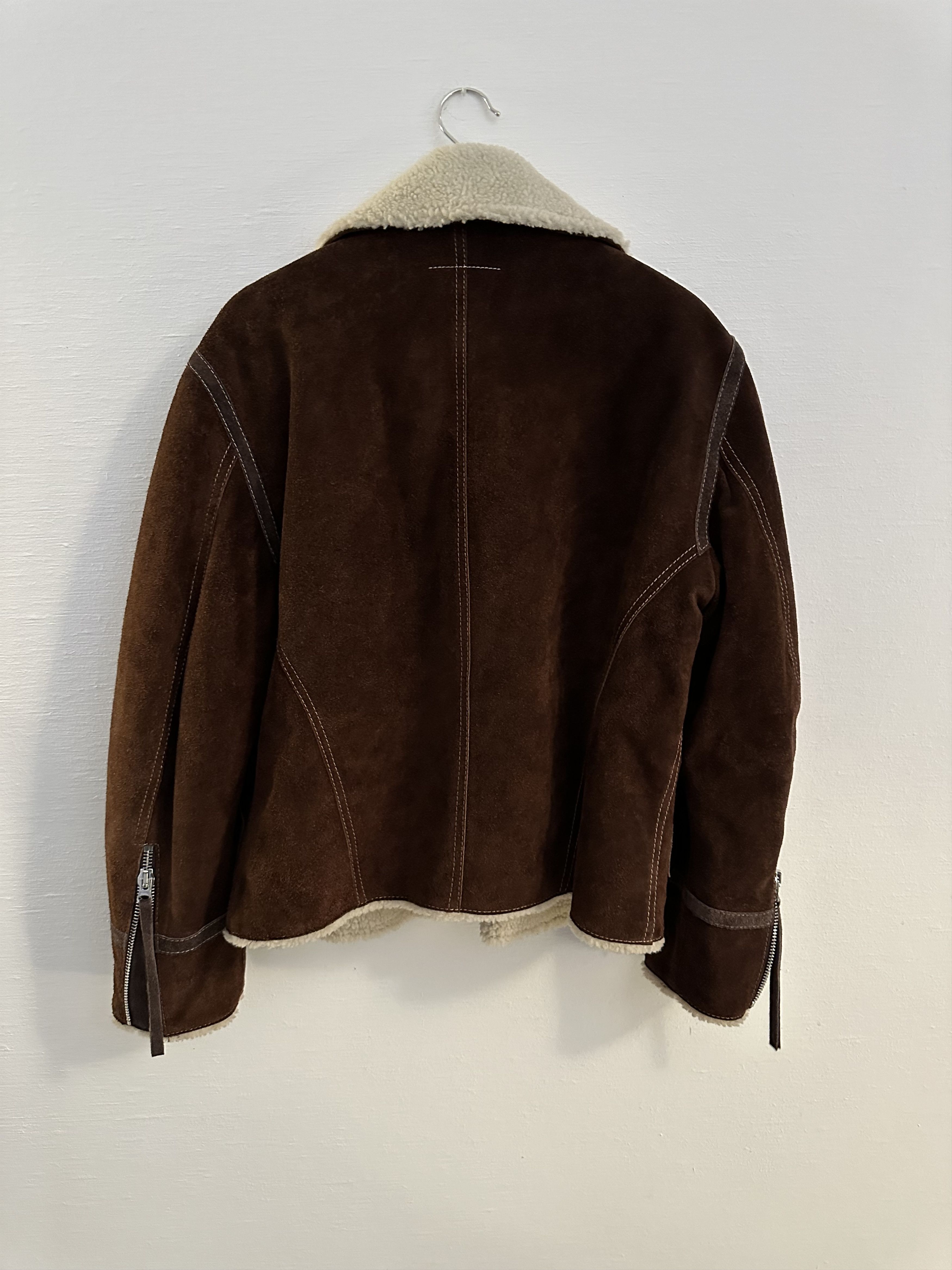 MM6 MM6 Leather Jacket, brown, IT 42 Size M / US 6-8 / IT 42-44 - 5 Thumbnail