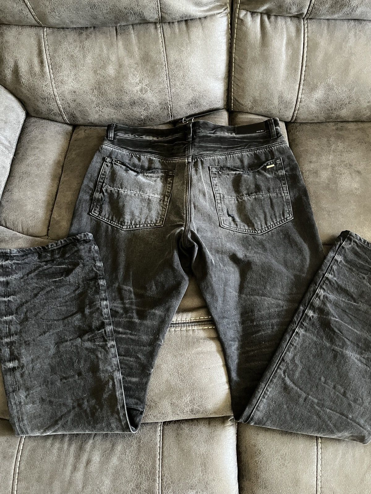 Amiri AMIRI Stack Straight Denim Jeans sz33 Size US 33 - 2 Thumbnail