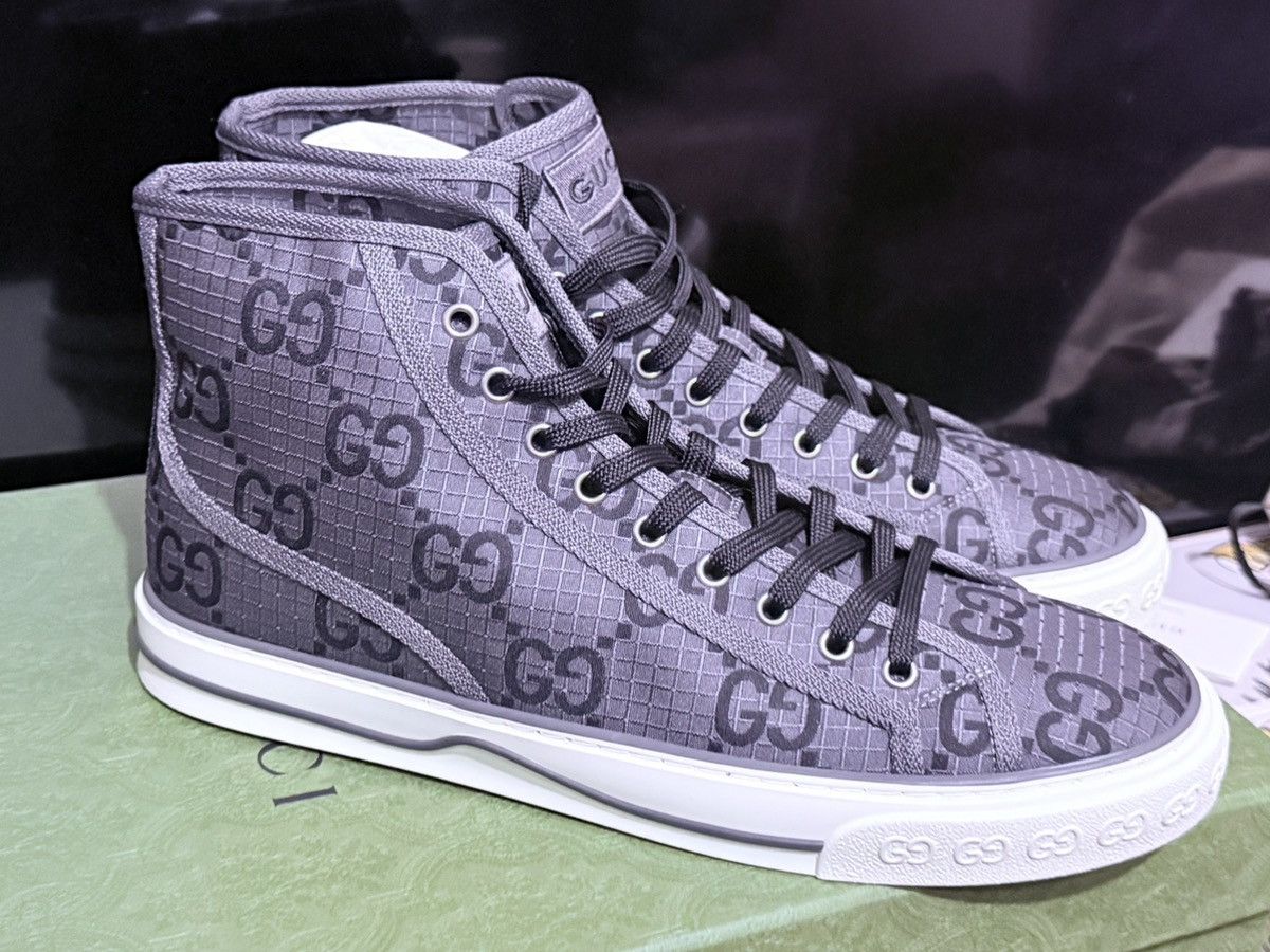 Gucci Size 10.5 US - Gucci Tennis 1977 High GG Monogram - Size US 10.5 / EU 43-44 - 5 Thumbnail