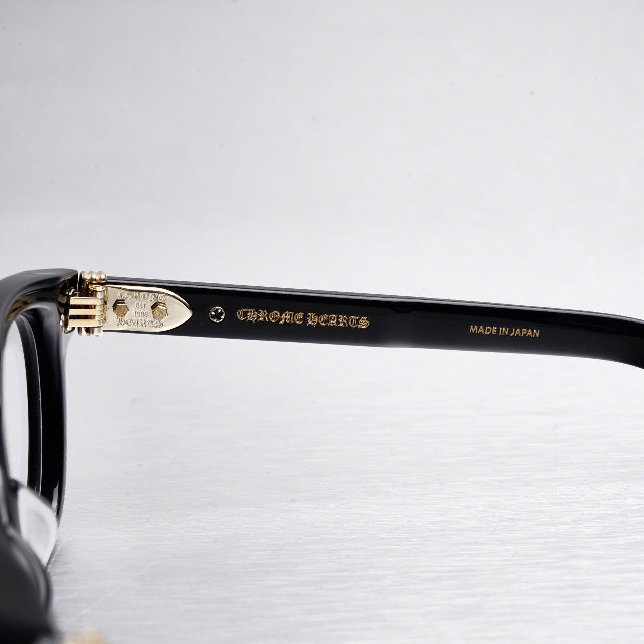 Chrome Hearts CHROME HEARTS DRIPPIN BLACK/18KGP GLASSES Size ONE SIZE - 4 Thumbnail