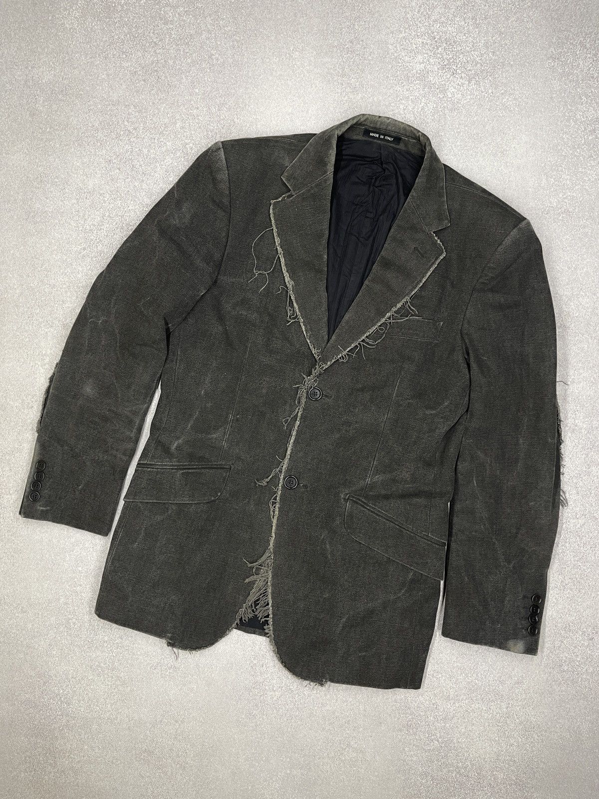 Vintage AllSaints Avant Garde Blazer Grey Italy Brunswick