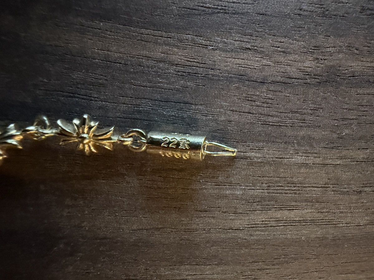 Chrome Hearts Chrome Hearts Tiny E Gold 13 Link 22k Bracelet Size ONE SIZE - 4 Thumbnail