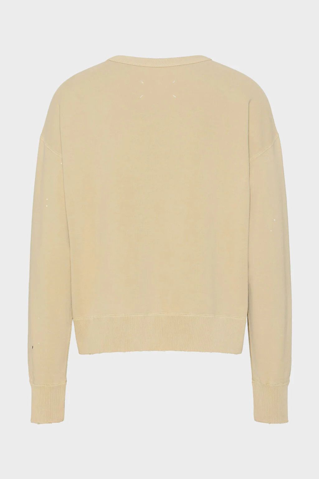 Maison Margiela o1w1db10526 Grafitti Logo Sweatshirt in Beige Size US XL / EU 56 / 4 - 2 Thumbnail