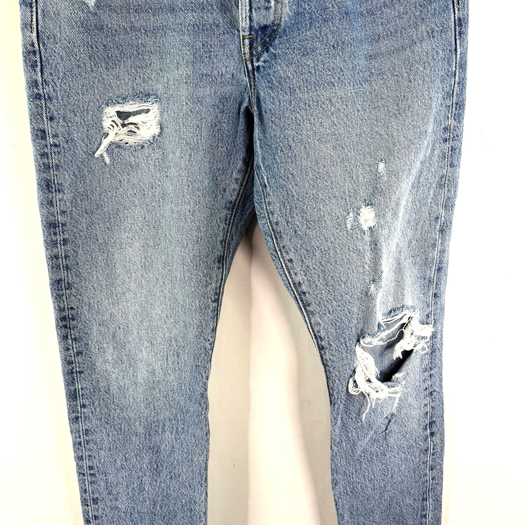 Levi's Vintage Levi's 501 Jeans Men's Size 27 Blue Distressed Button Fly 80s 90s Straight Fit Size US 27 - 5 Thumbnail