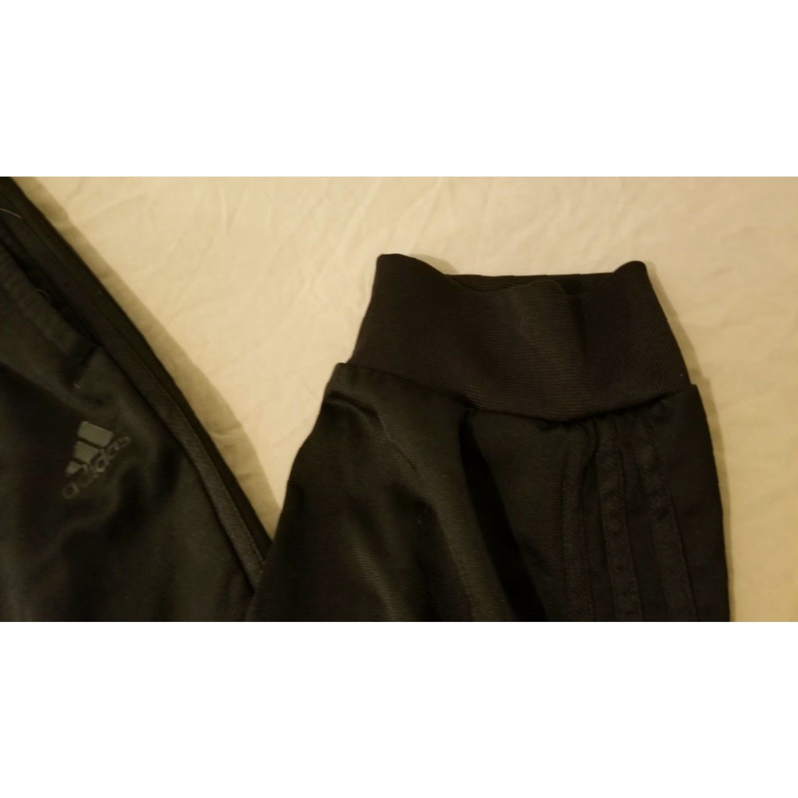Adidas adidas Pants Mens L Black Athletic Sweatpants 29x30 Regular Size US 33 - 3 Thumbnail