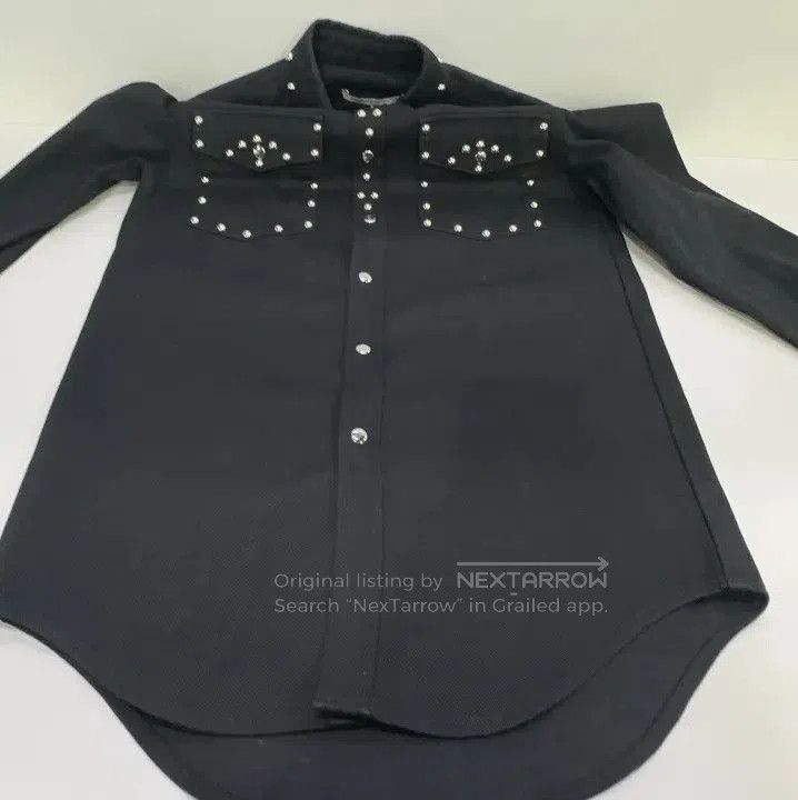 Givenchy Givenchy Men's Slim Studded Denim Shirt. Size US XS / EU 42 / 0 - 6 Thumbnail
