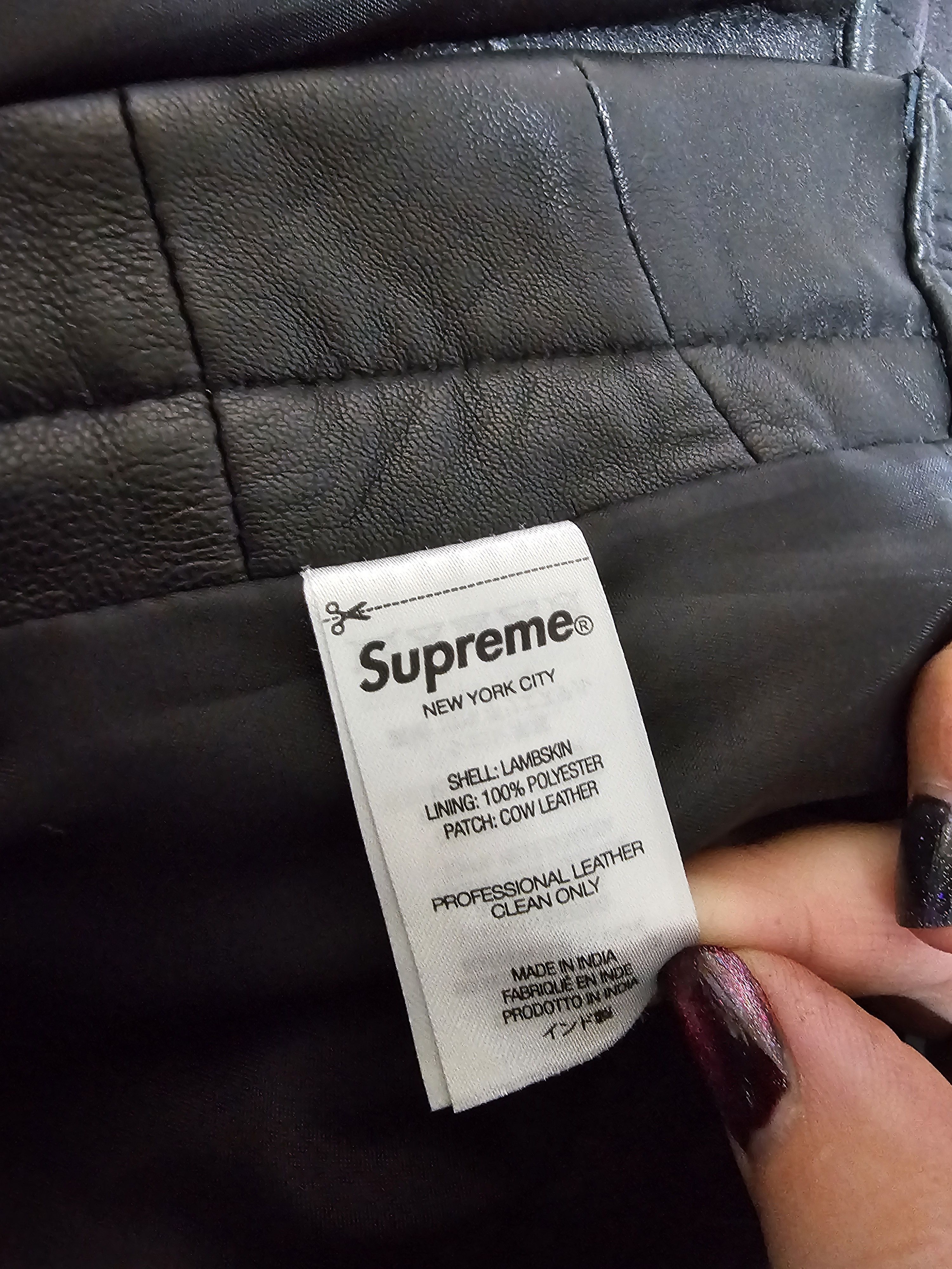 Supreme Supreme Patchwork Leather 5 Pocket Pants Sz 32 SS23 Size US 32 / EU 48 - 6 Thumbnail