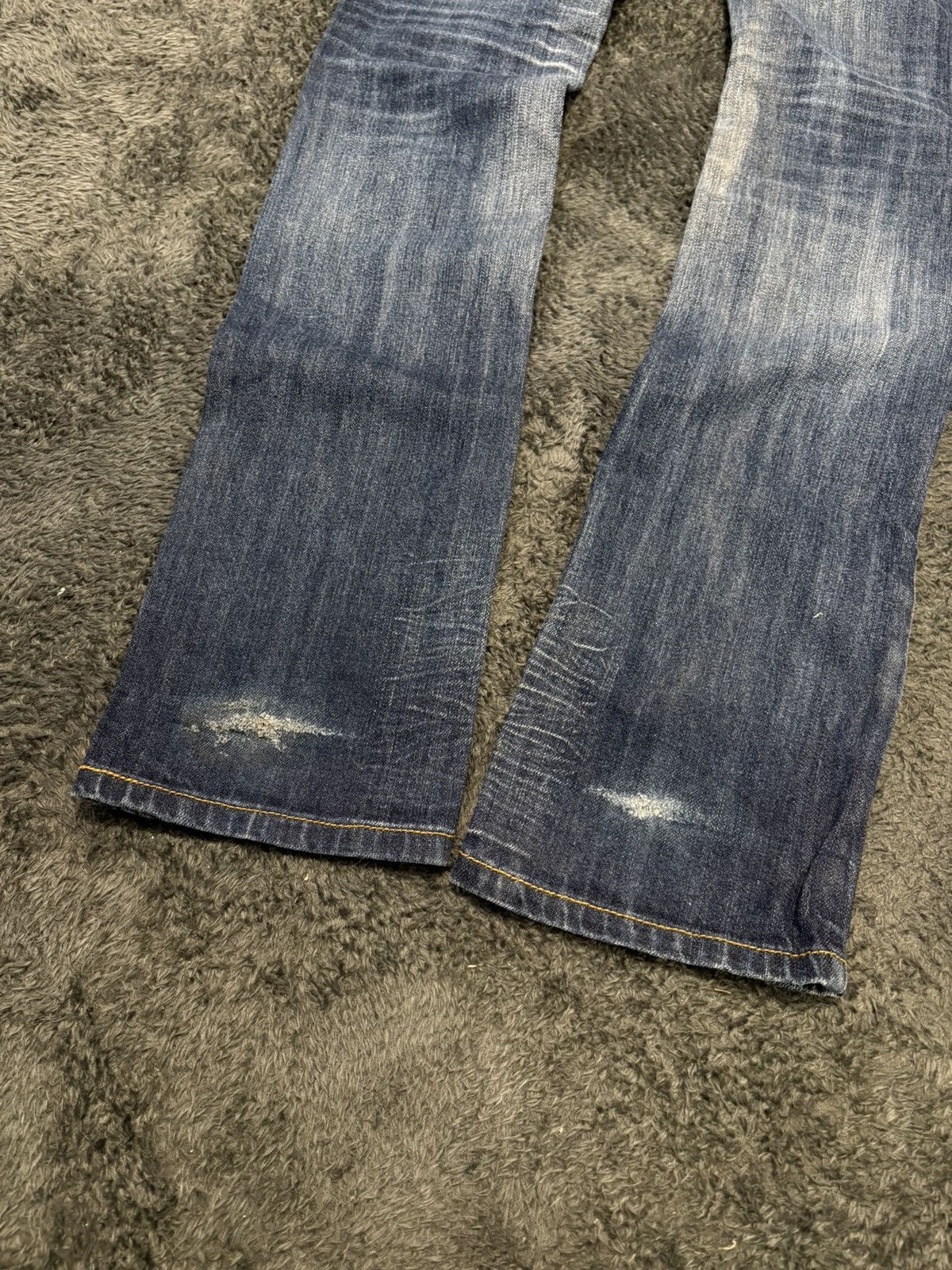 Japanese Brand Vintage Japan 2000s Style Straight Y2K Jeans Size 25" / US 0 / IT 36 - 7 Thumbnail