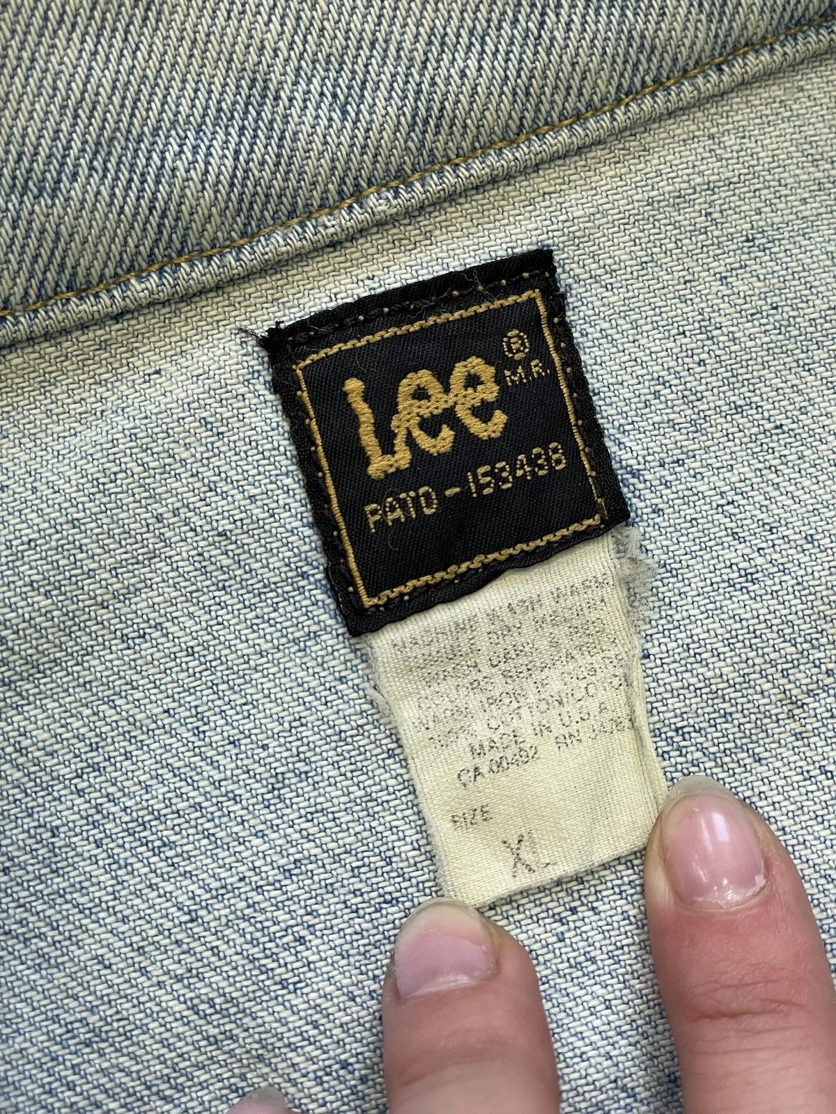 Lee Hard rock cafe x lee faded 90s denim jacket diesel style Size US XL / EU 56 / 4 - 7 Thumbnail