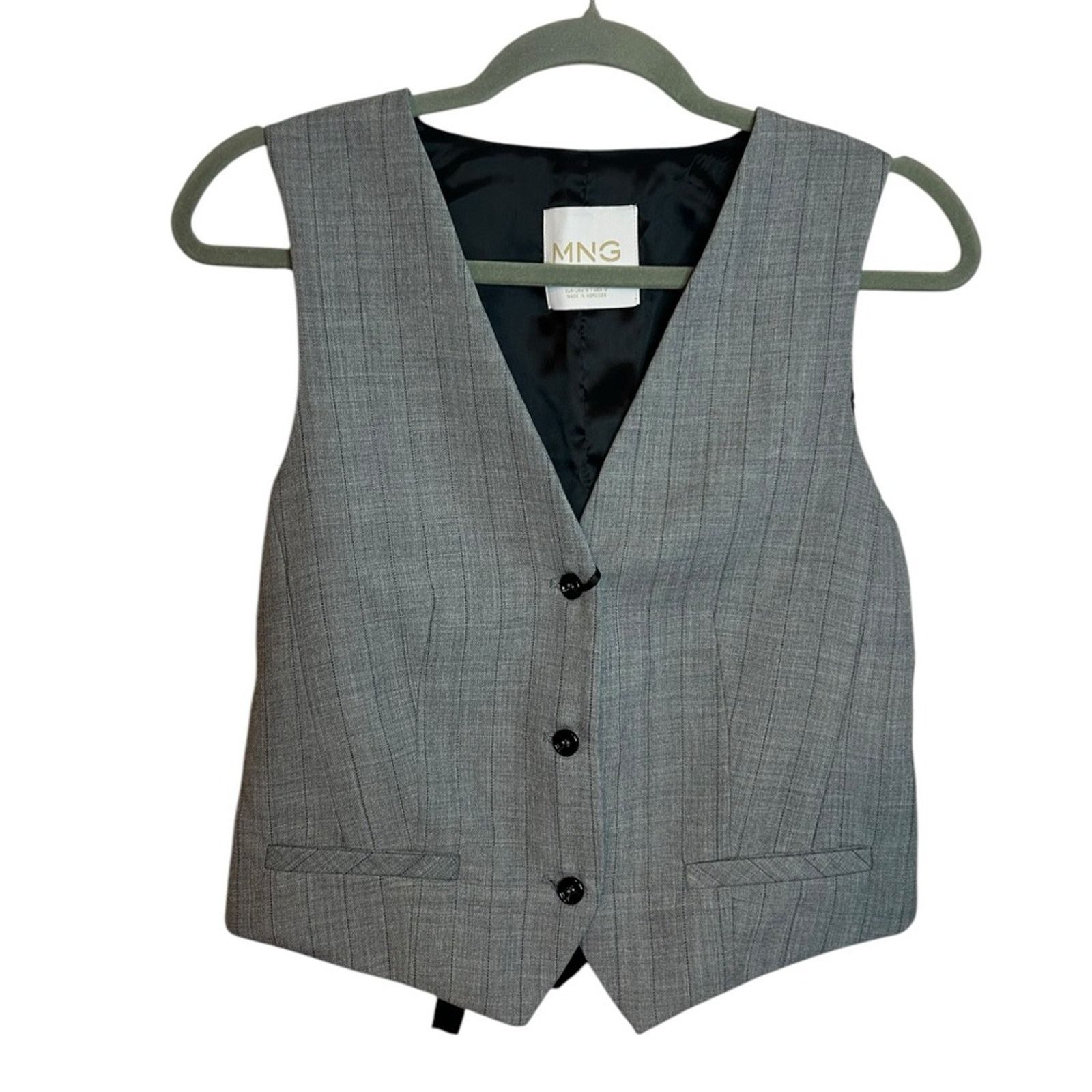 Mango Nwt Mango Wool Plaid Women’s Suit Vest Size M / US 6-8 / IT 42-44 - 1 Thumbnail