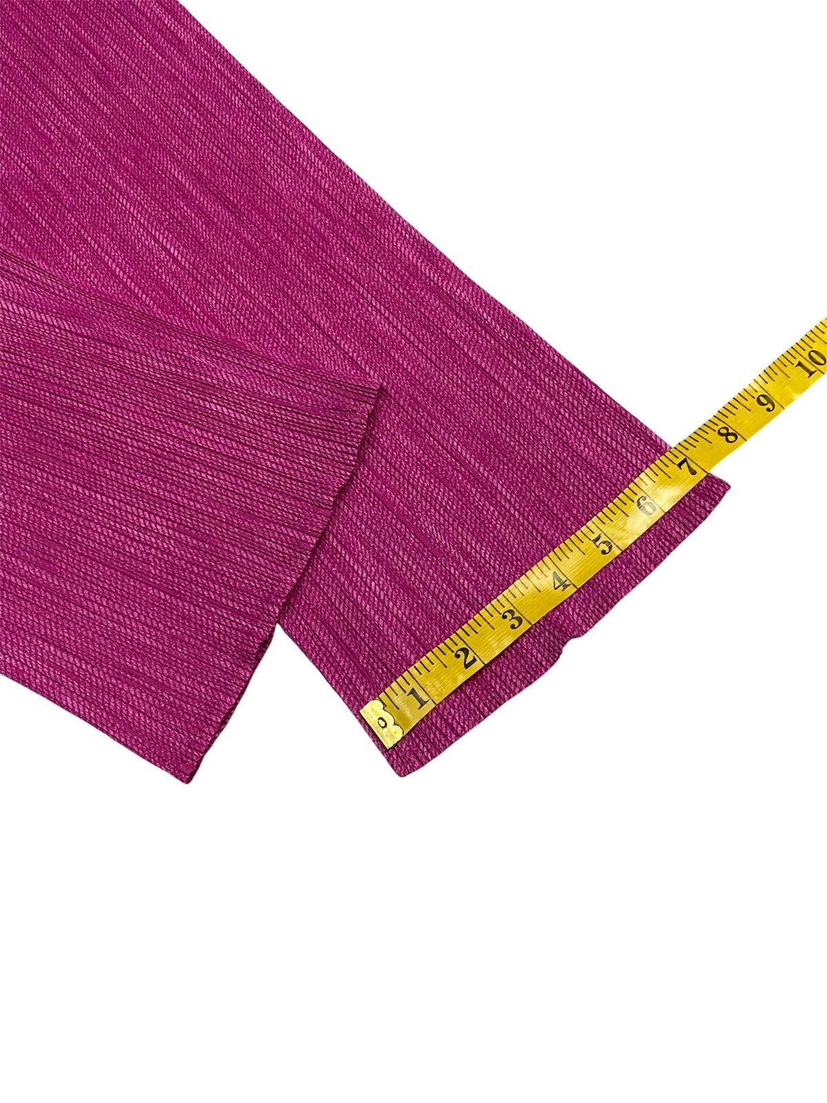 Pleats Please Issey Miyake Pleats Please Pleated Wide Leg Trousers Pants Size 28" / US 6 / IT 42 - 16 Thumbnail